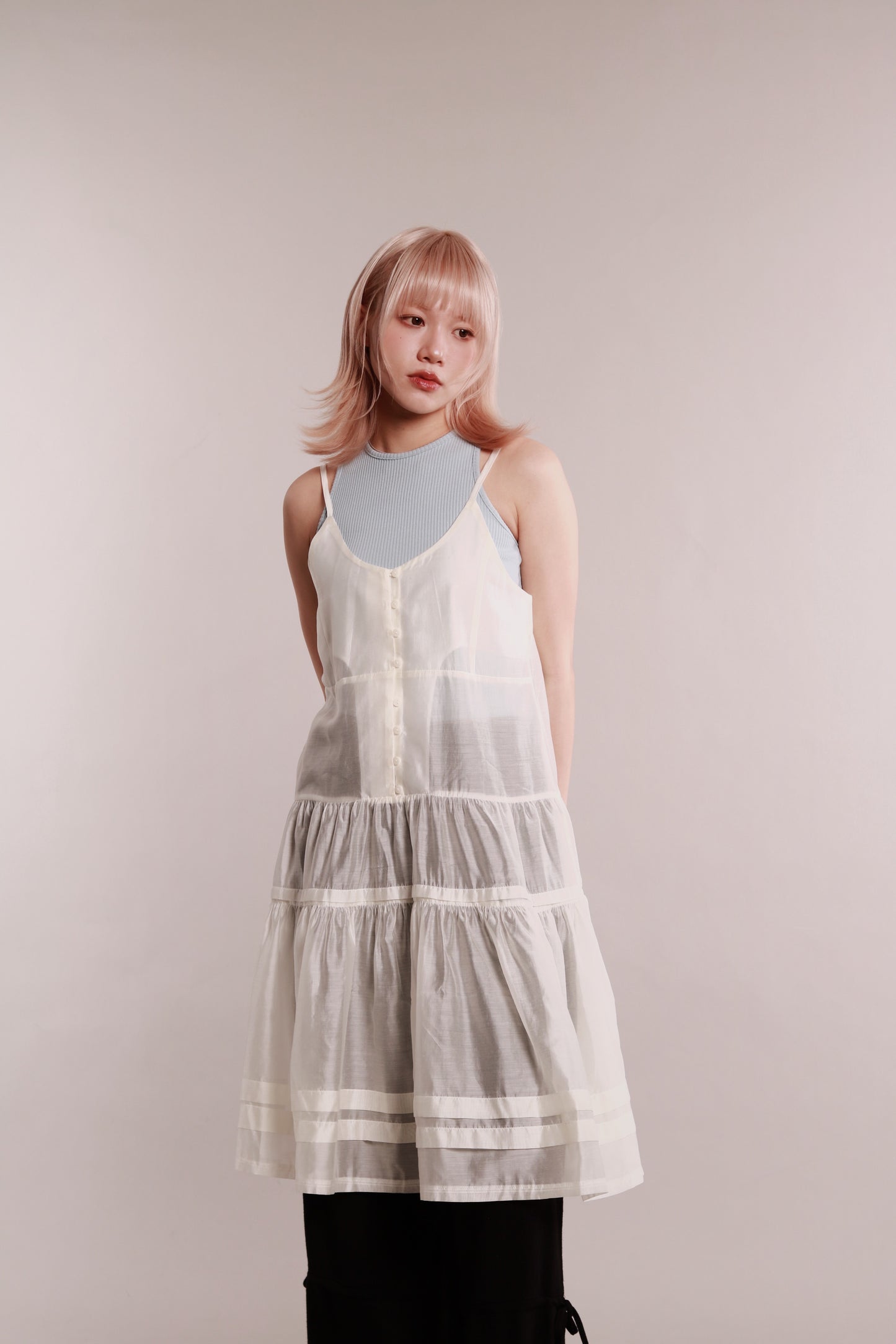 Doll See Through Dress (Ivory)