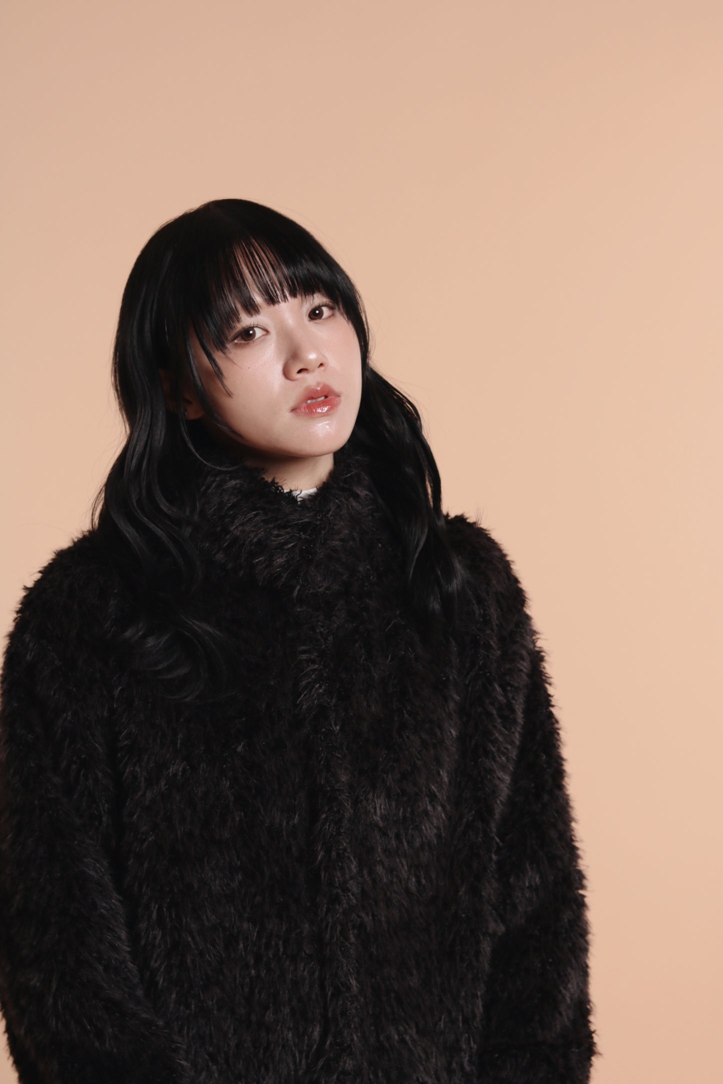 Fluffy Cardigan (Black)