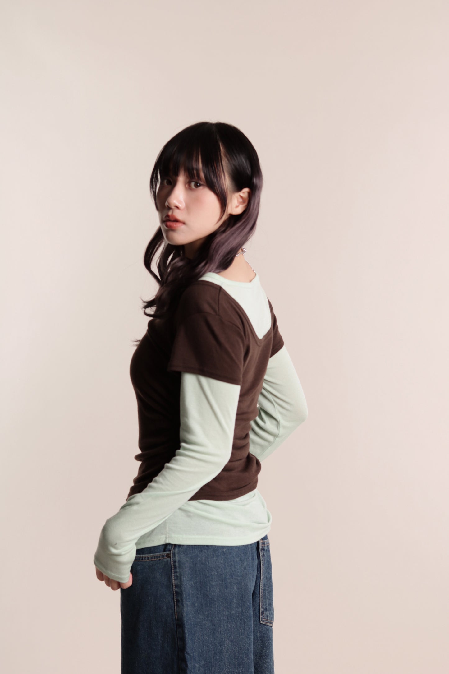 Mila Layered Top (Green)