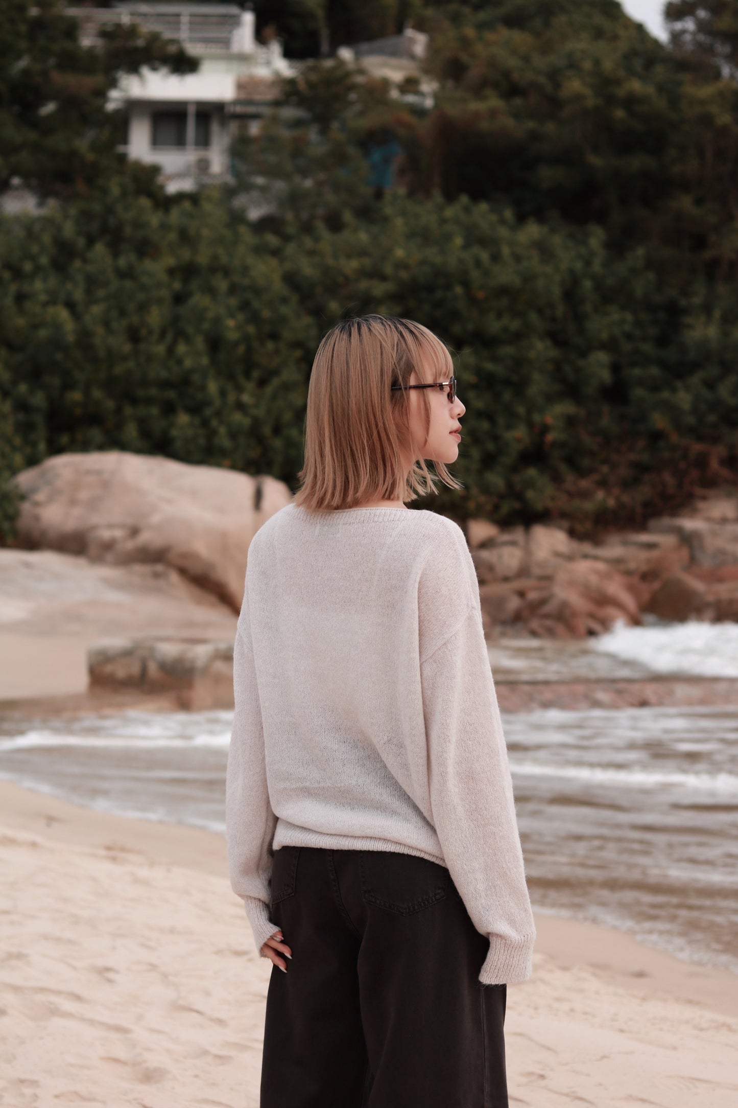 Spring Sweater (Light Grey)