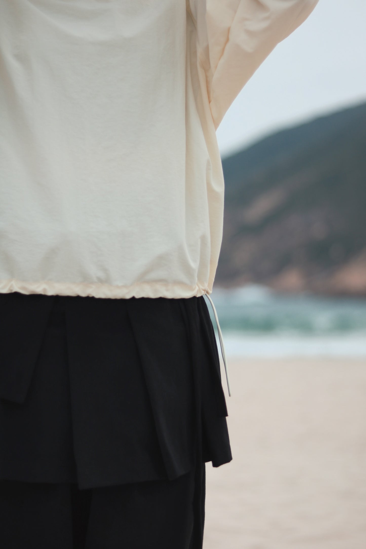 Funnel Neck Top (Butter)