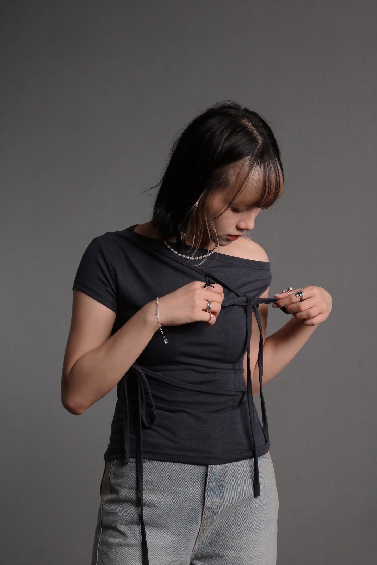 Issac Top (Grey Blue)