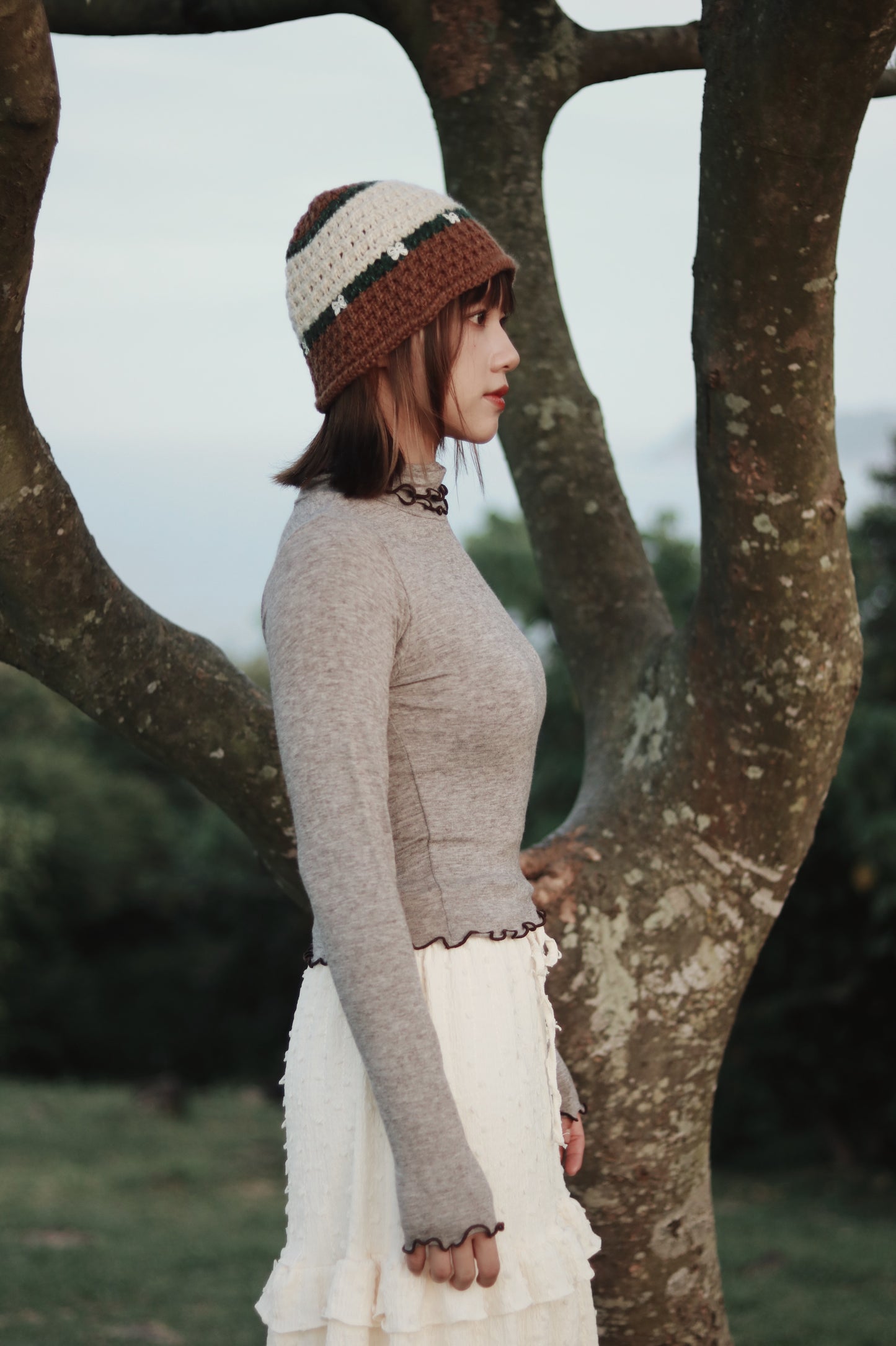 Double Fafa Top (Brown)