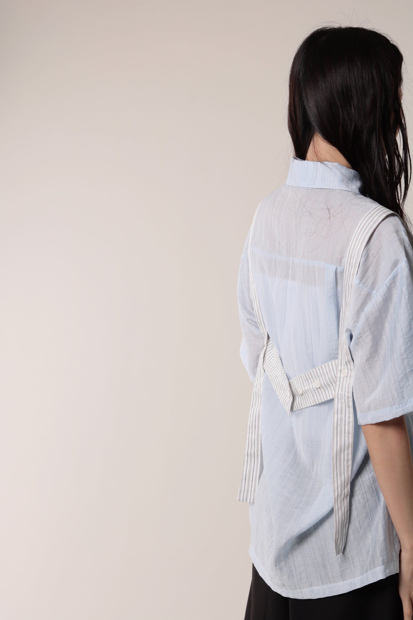 Striped Vest (Ivory)