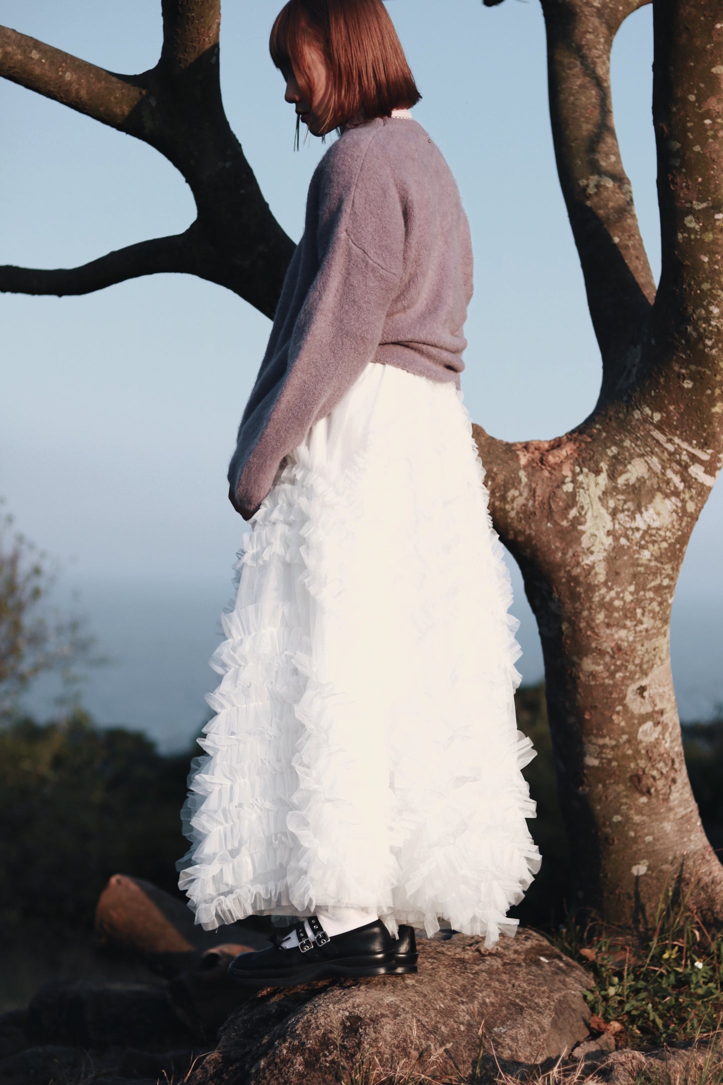 Doll Lace Skirt (White)