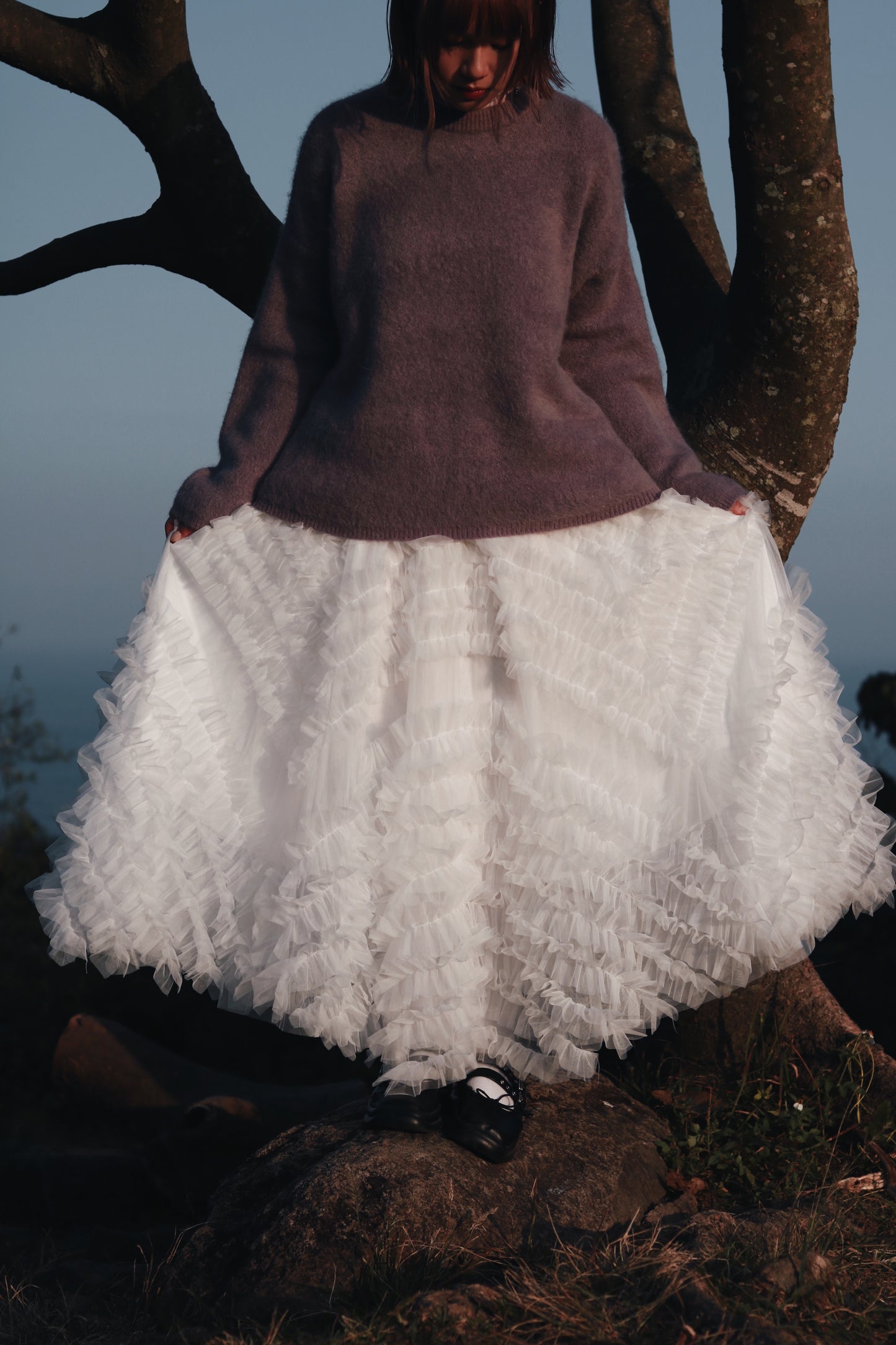 Doll Lace Skirt (White)