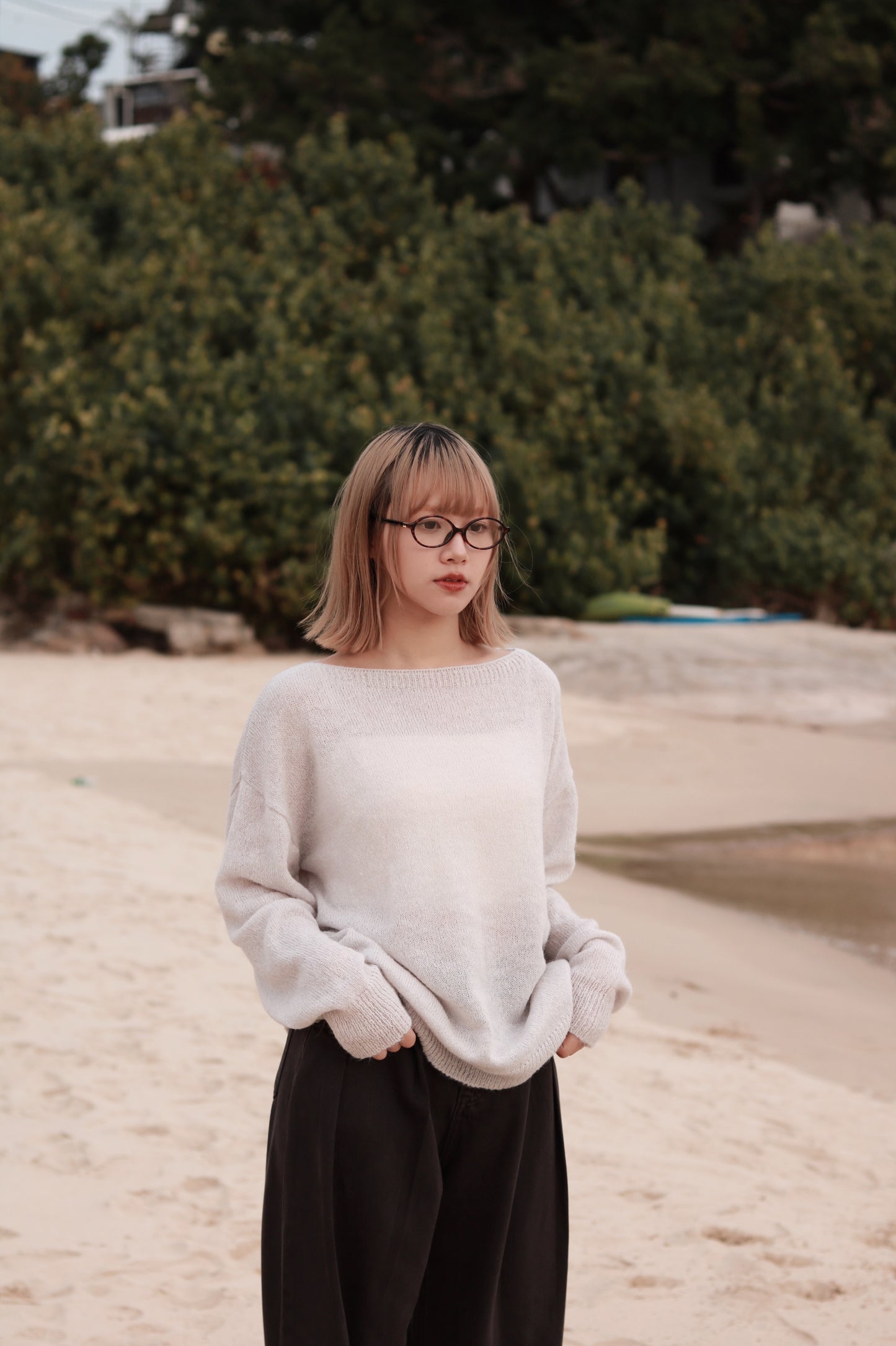 Spring Sweater (Light Grey)