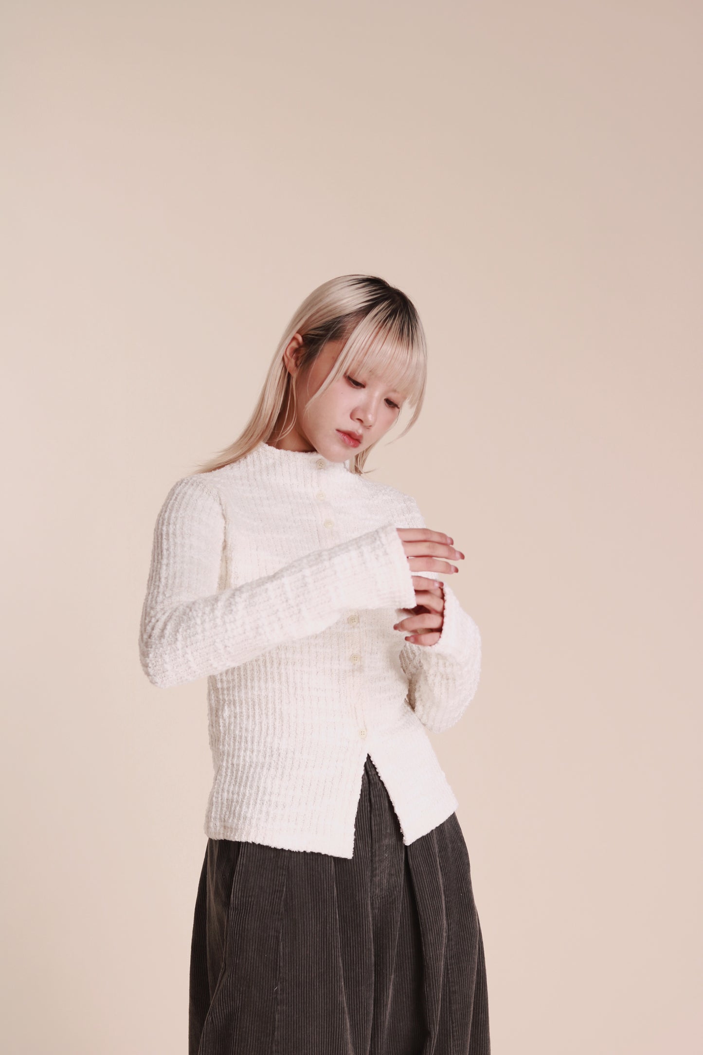 Textured Top (Ivory)