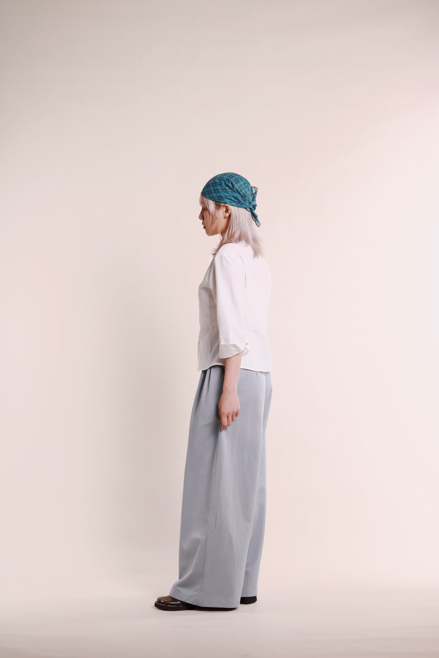 Renne Wide Leg Pants (Blue)