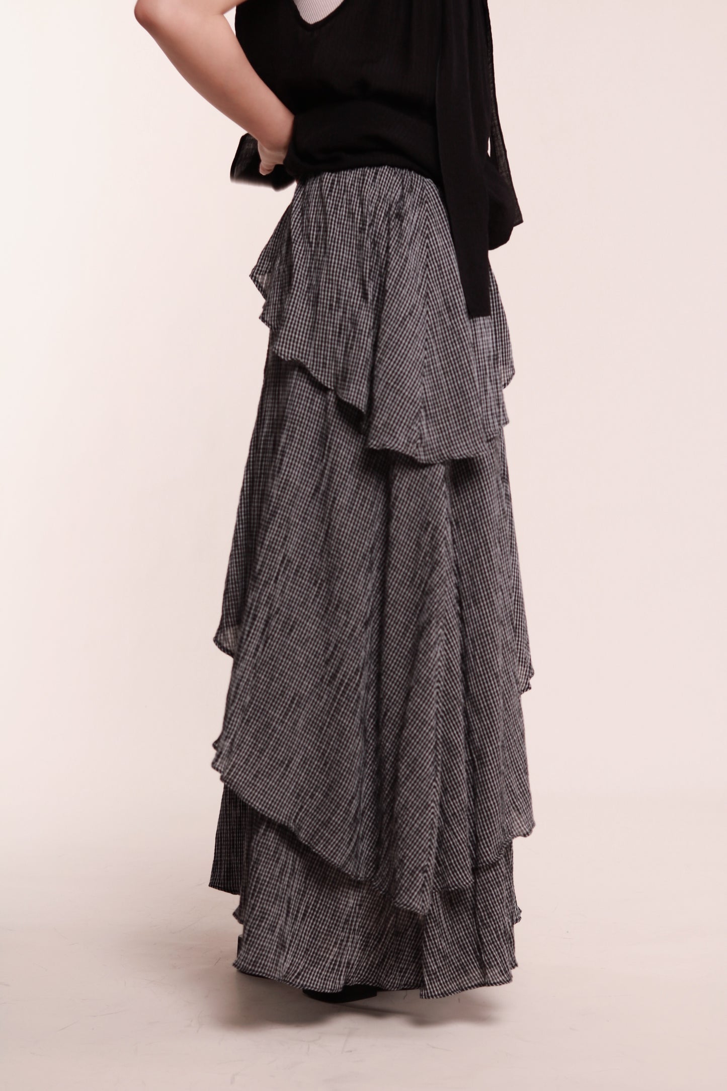 Layered Skirt (Black)