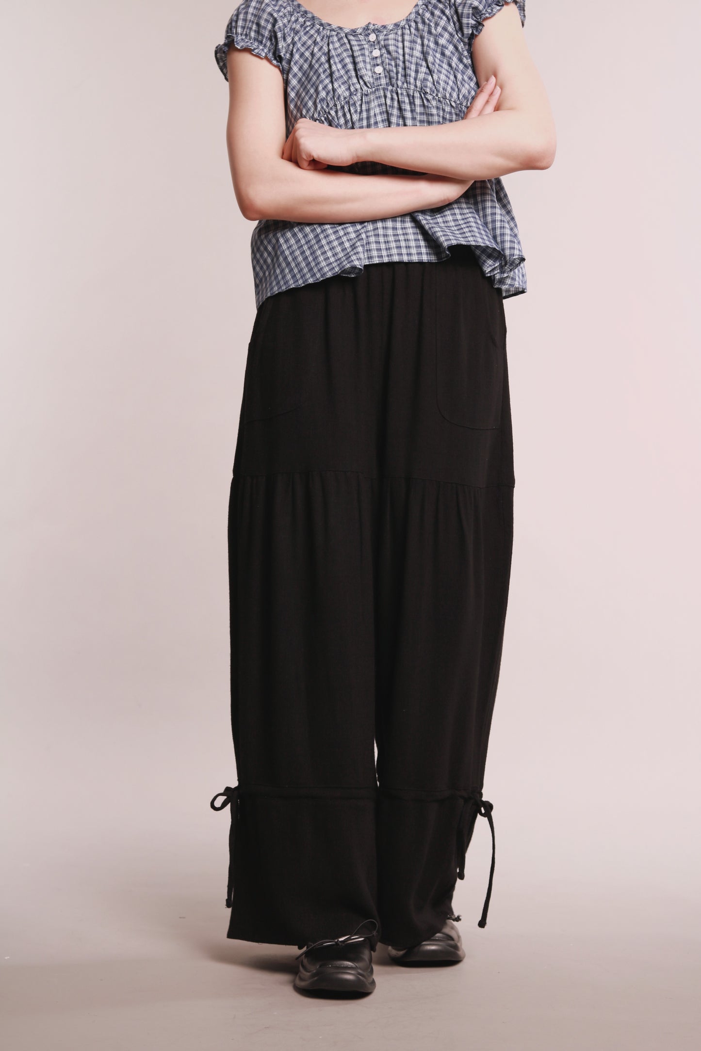 Linen Ease Pants (Black)