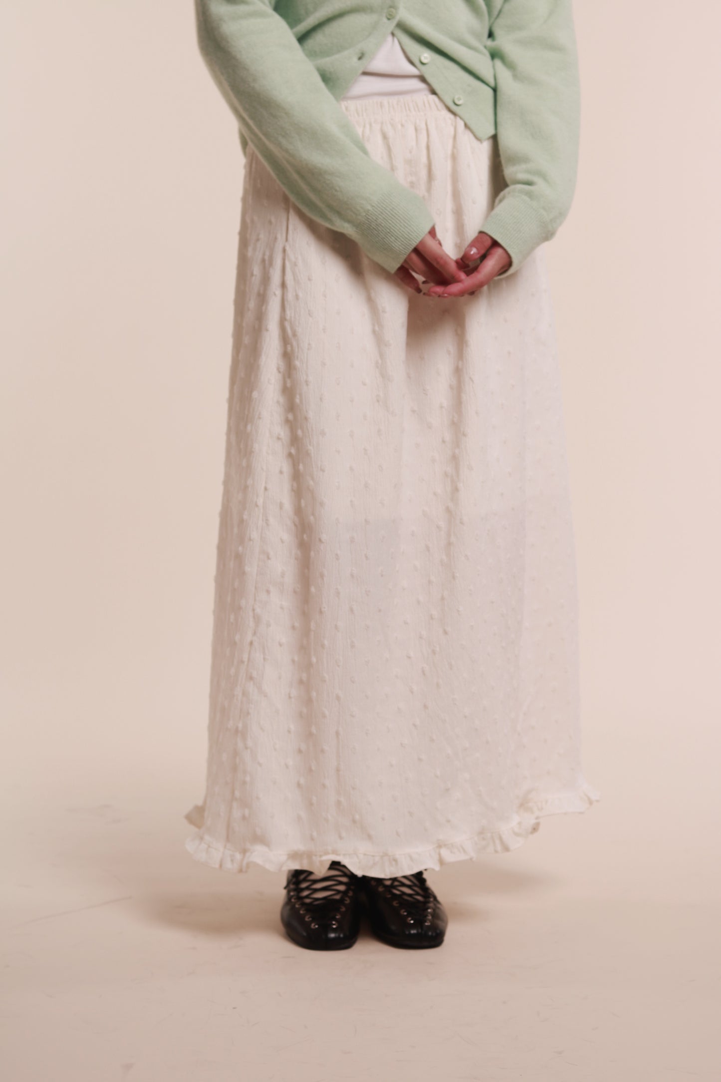 Dot Dot Skirt (Ivory)