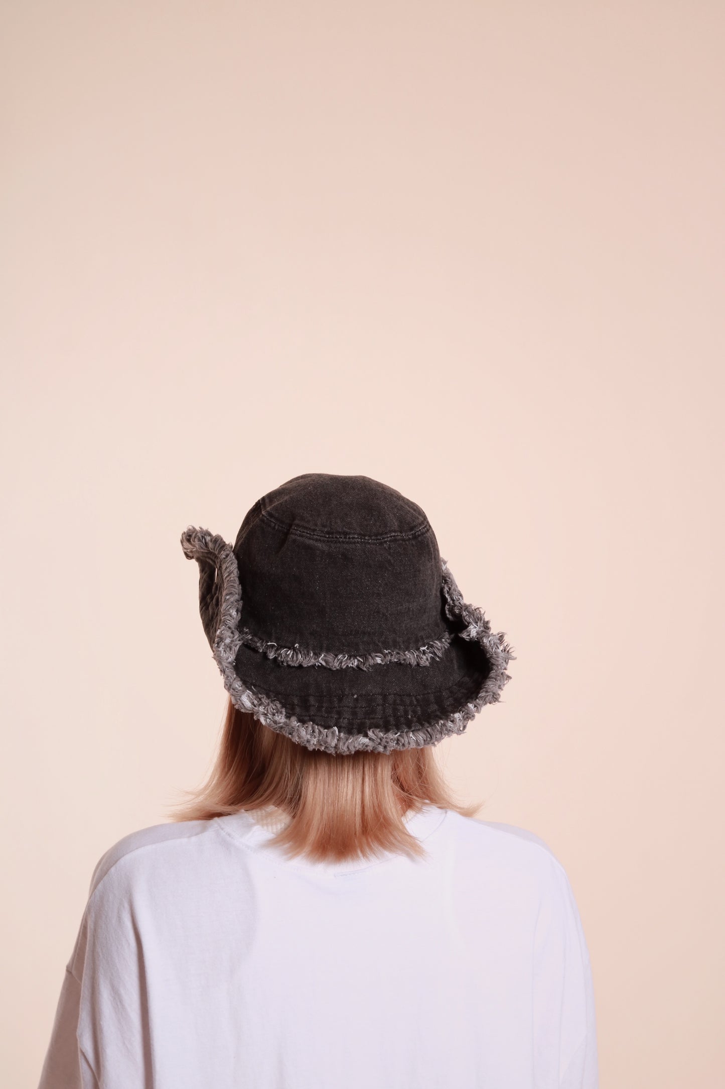Cow Boy Denim Hat (Black)