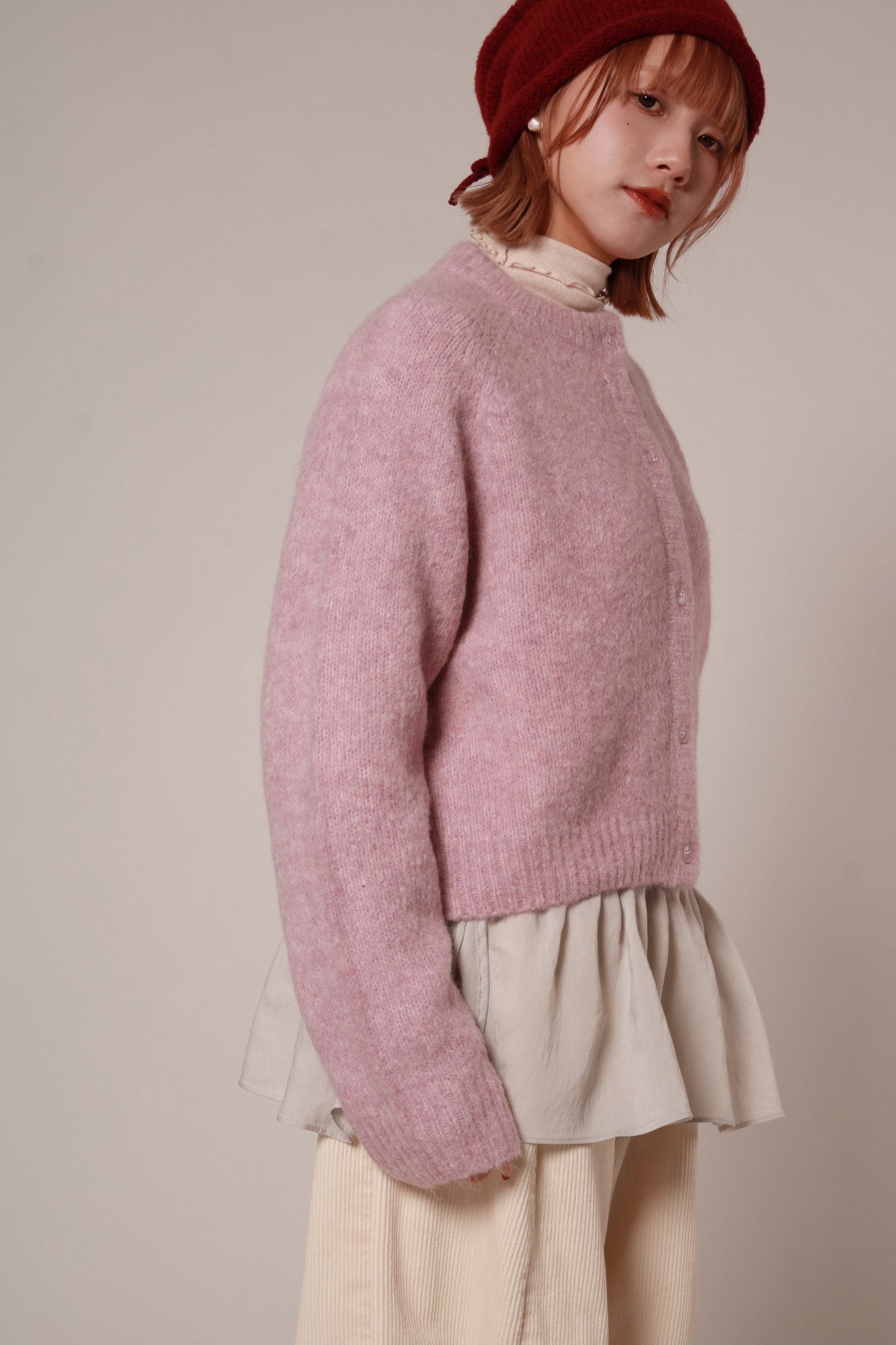 Grandma Cardigan (Pink)