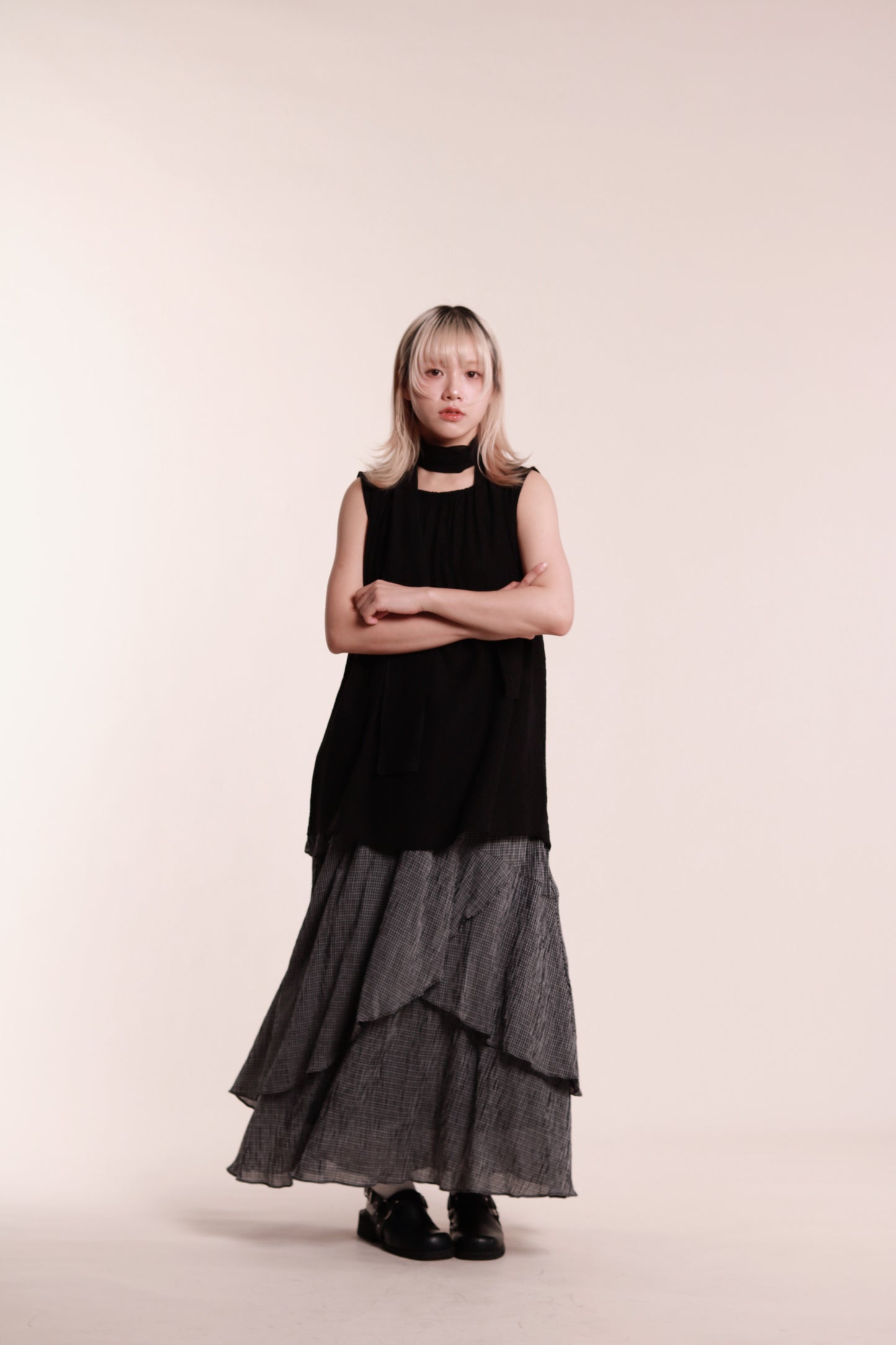 Layered Skirt (Black)