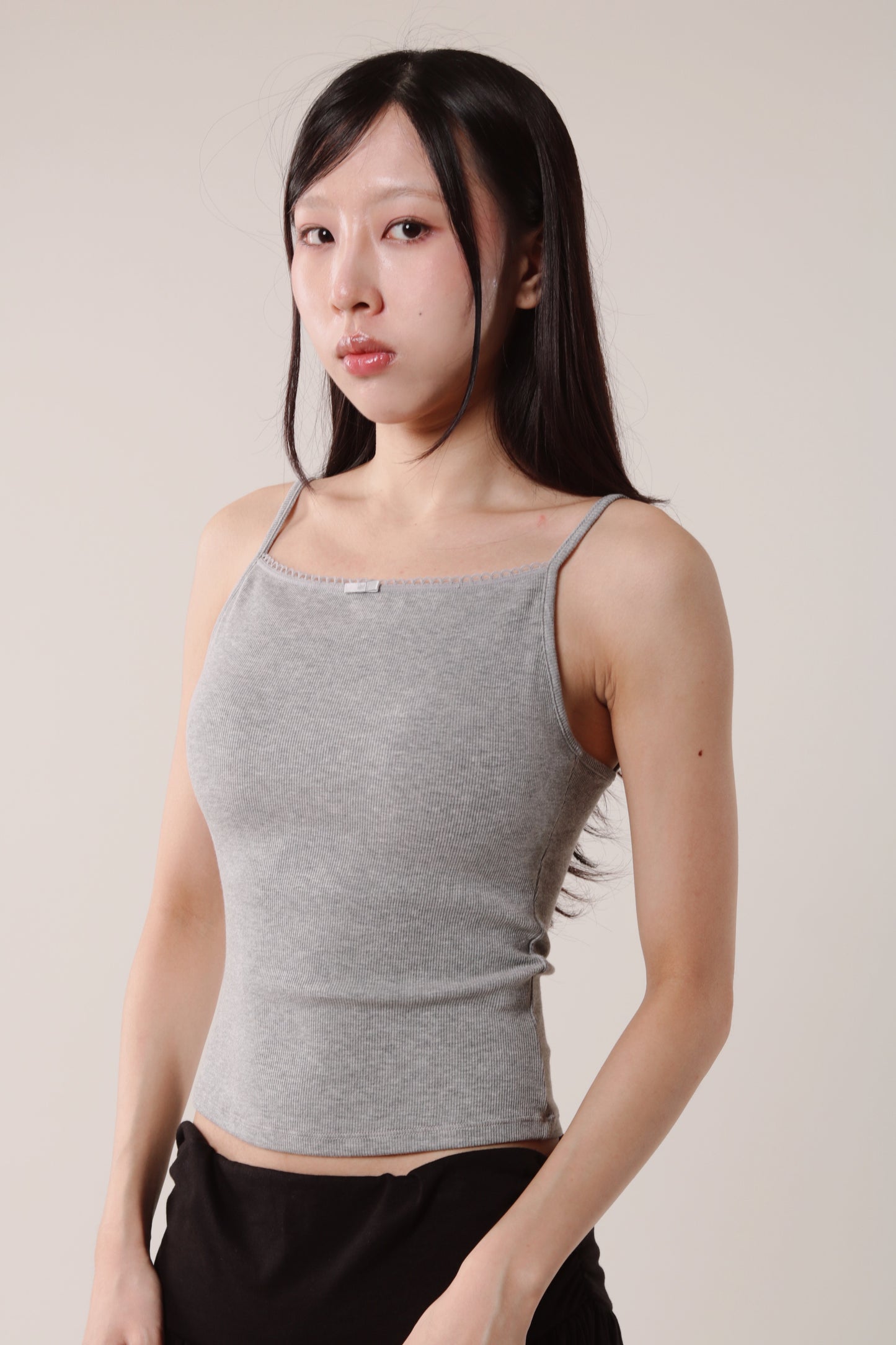 Ribbon Bra Top (Grey)