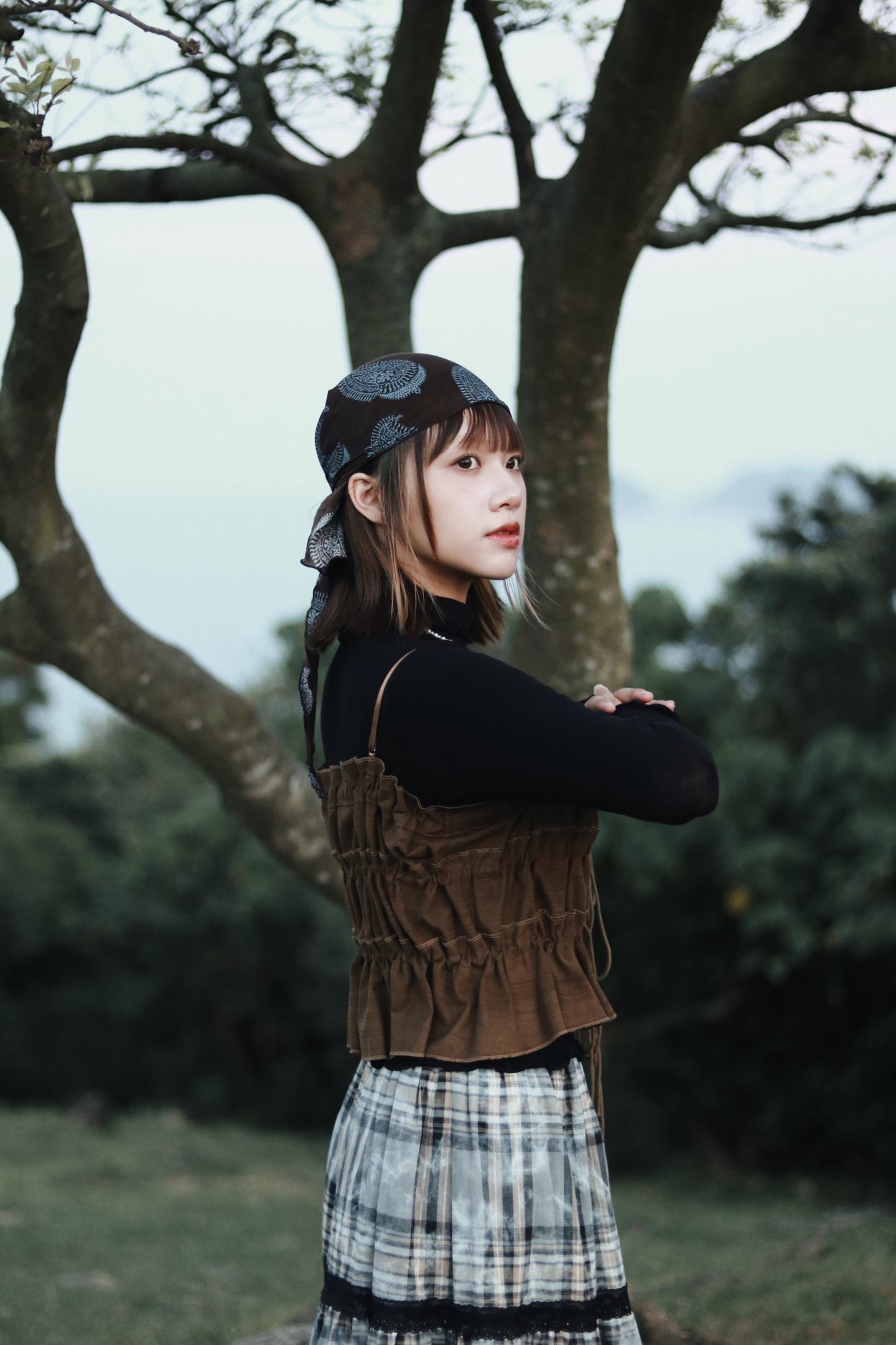 Double Fafa Top (Black)