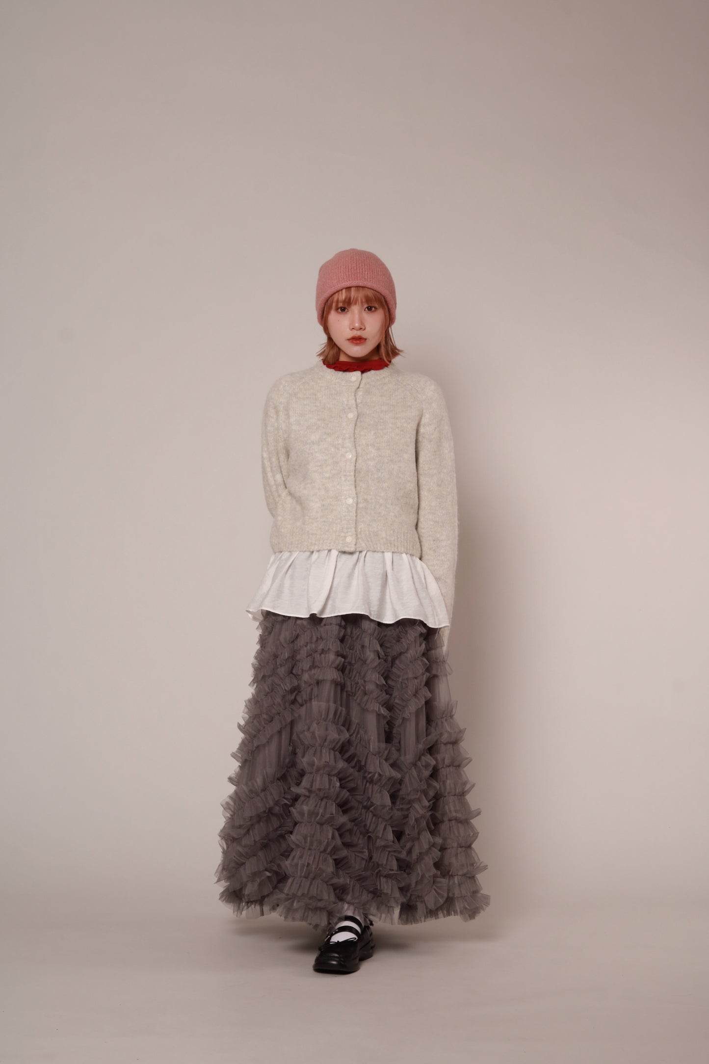 Grandma Cardigan (Light Grey)