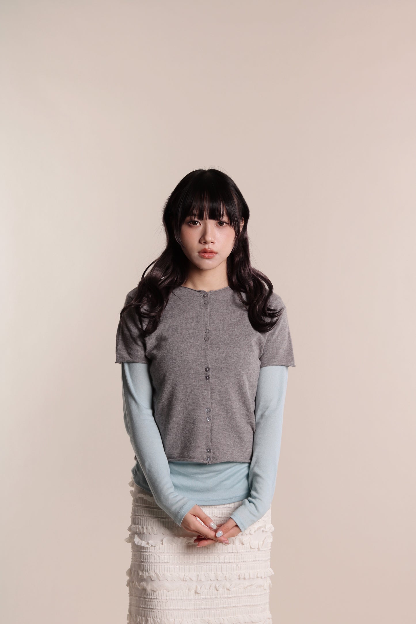 Mini Cardigan (Grey)