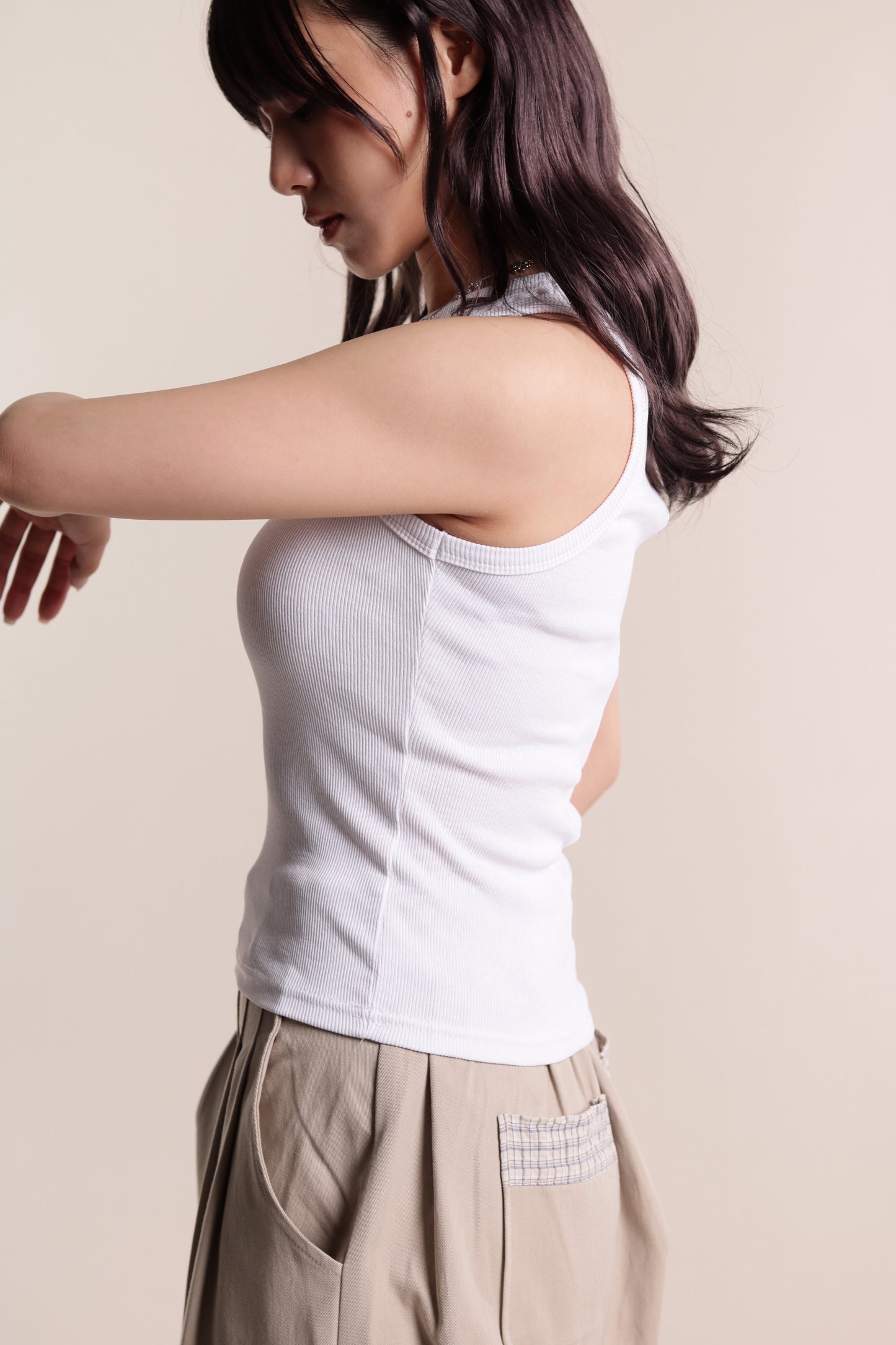 Slim Tank Top (White)