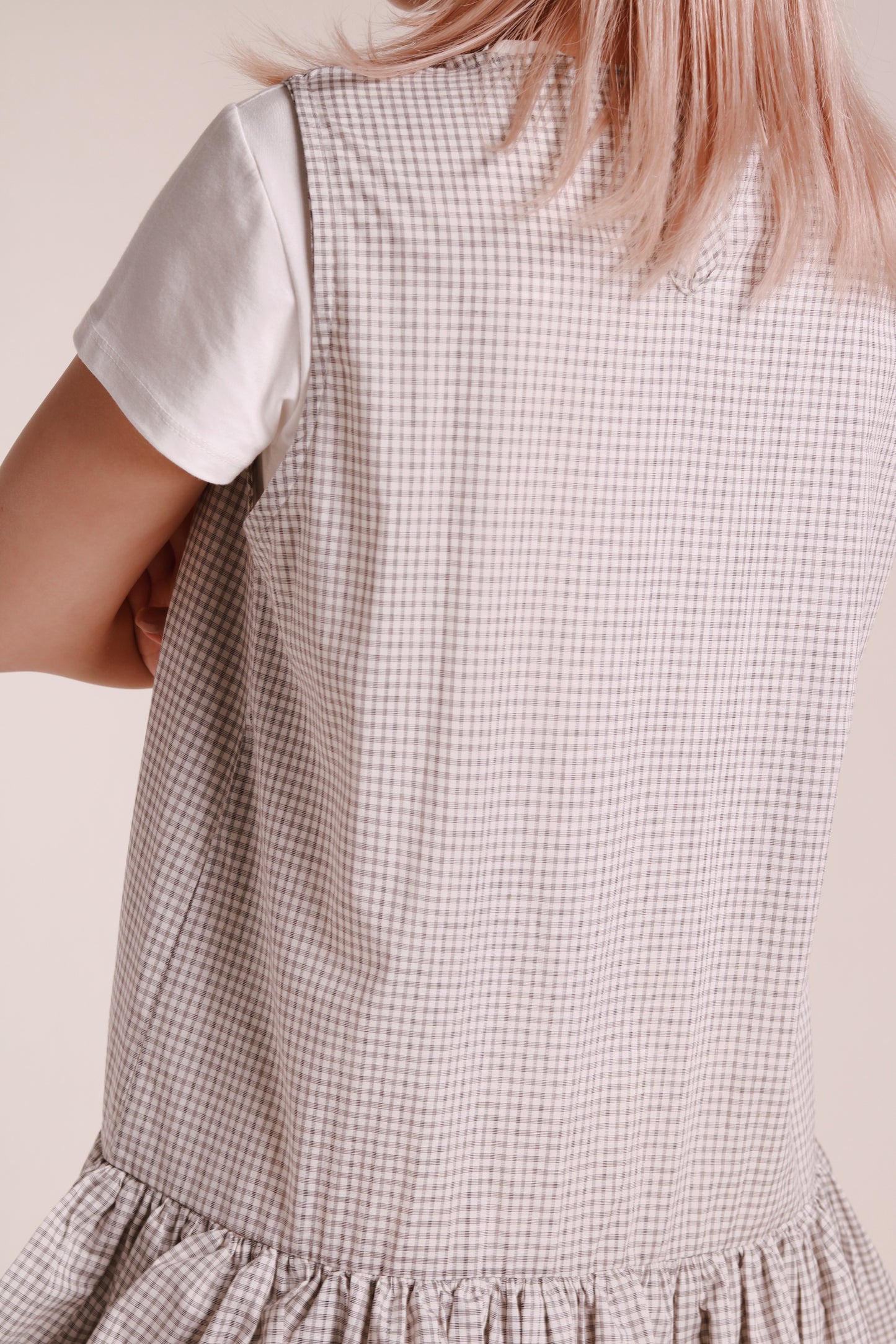 Layered Ruffle Dress (Ivory)