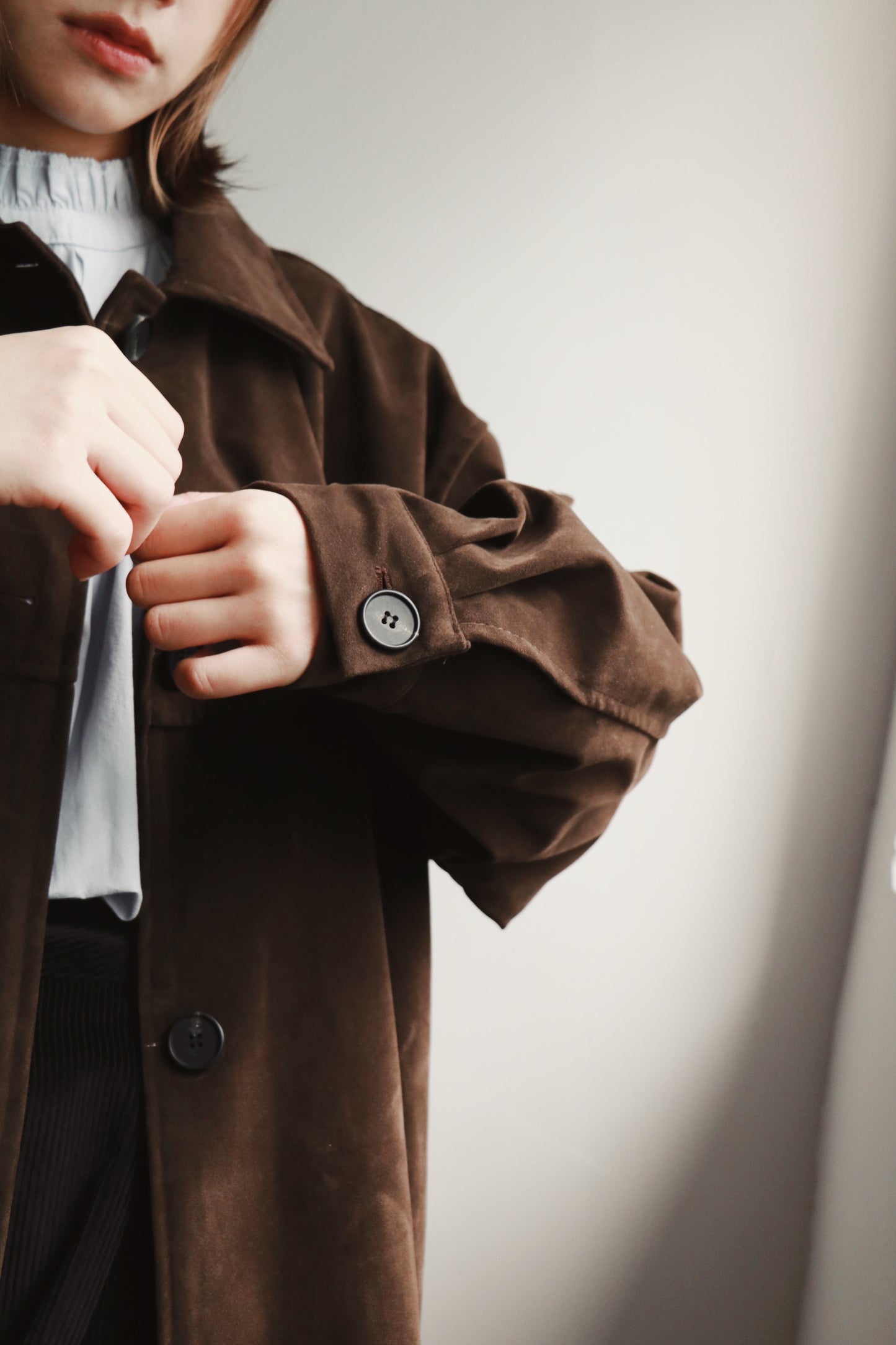 Suede Jacket (Brown)