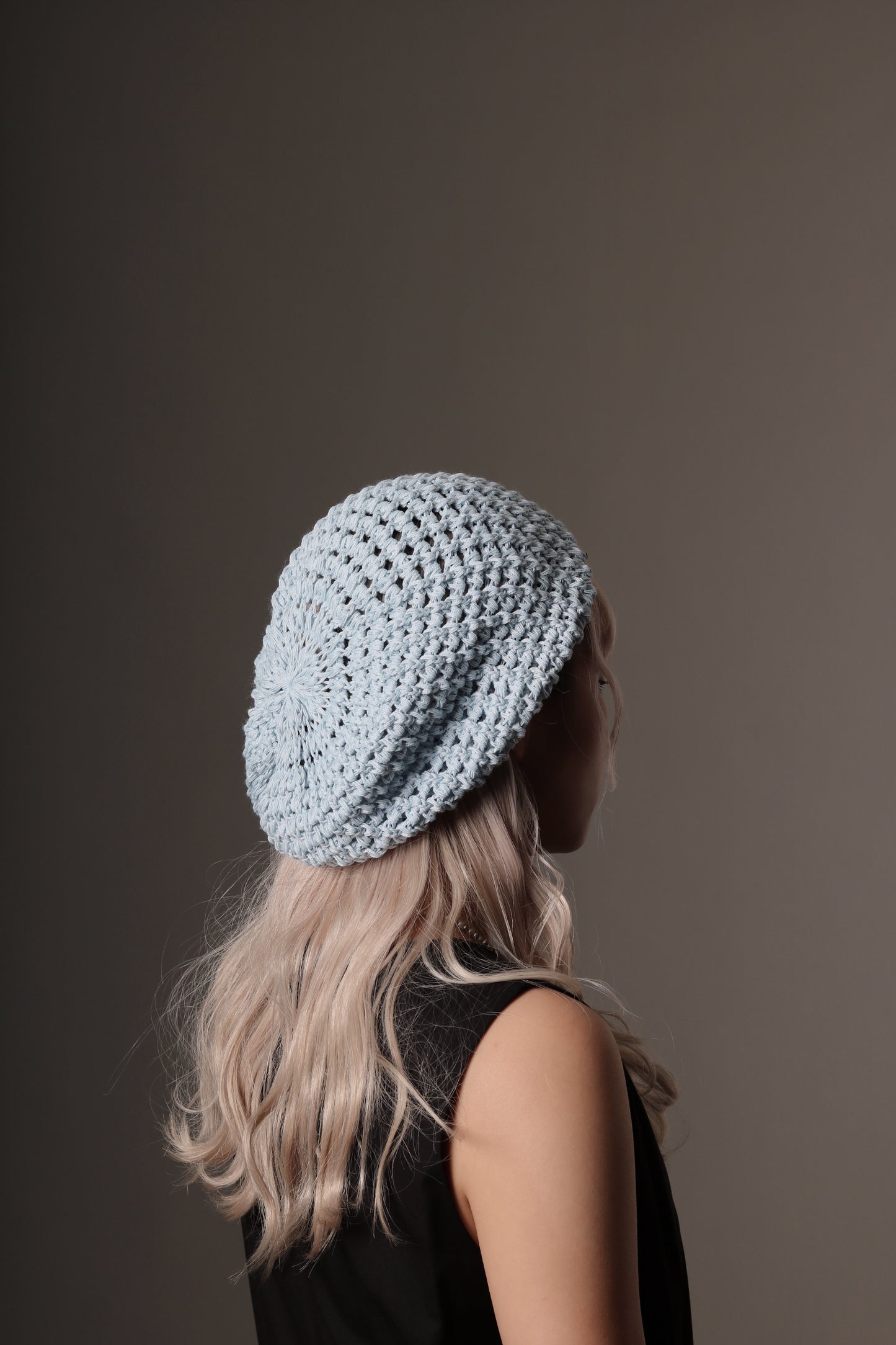 Daily Knit Beret (Black/Blue/Pink/Purple/White)