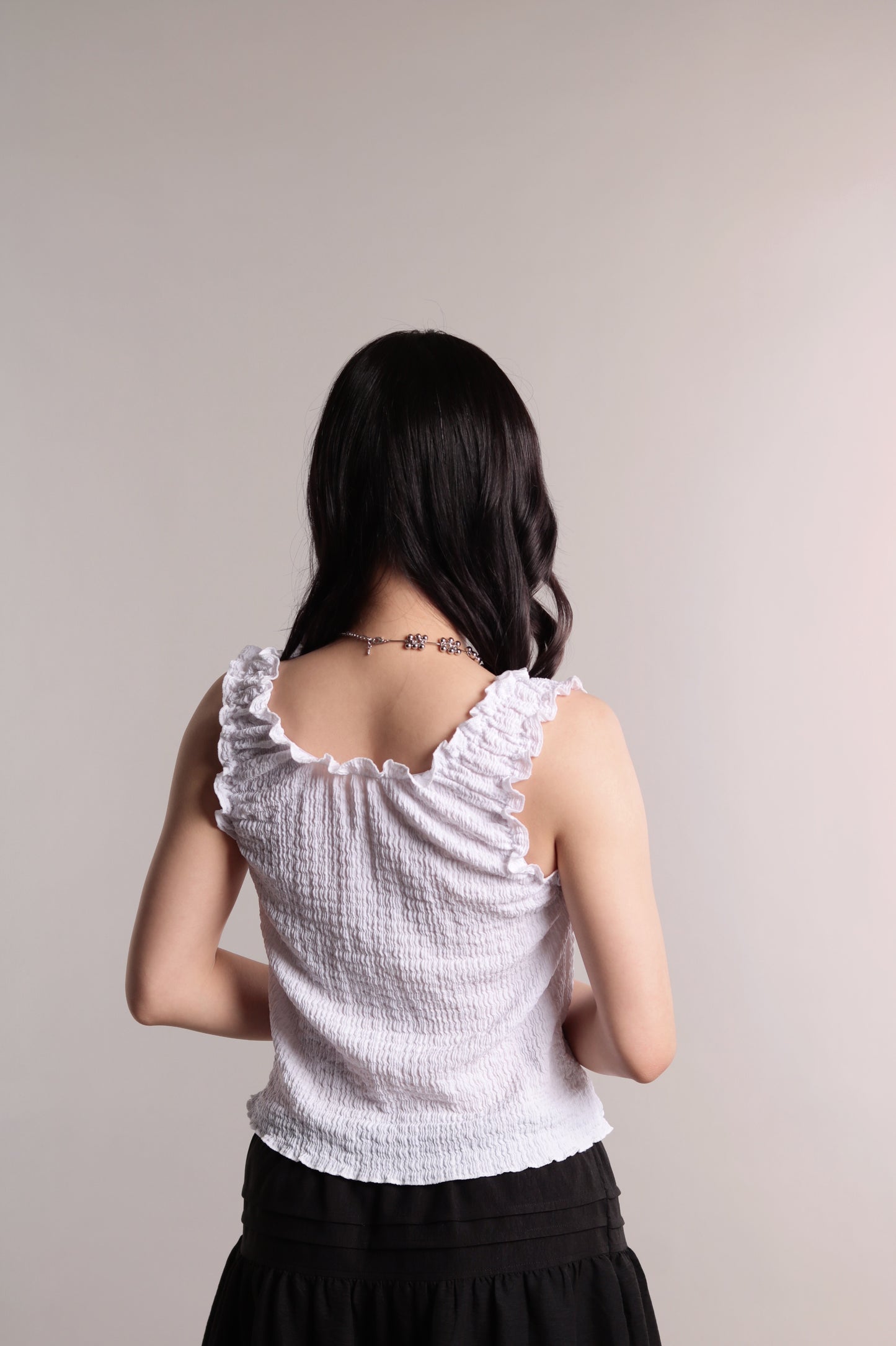 Gathered Top (White)