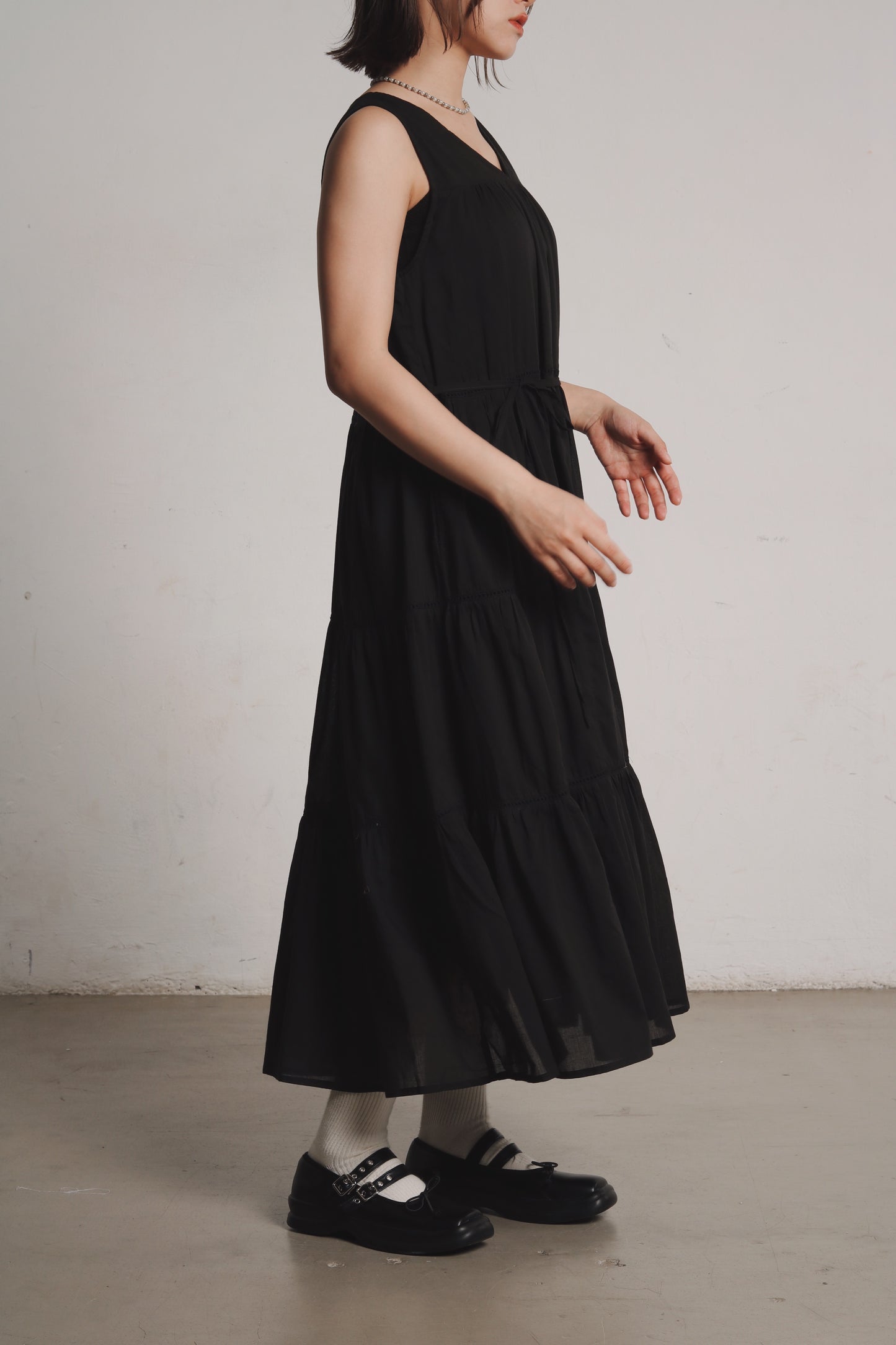 Doll Tiered Dress (Black)