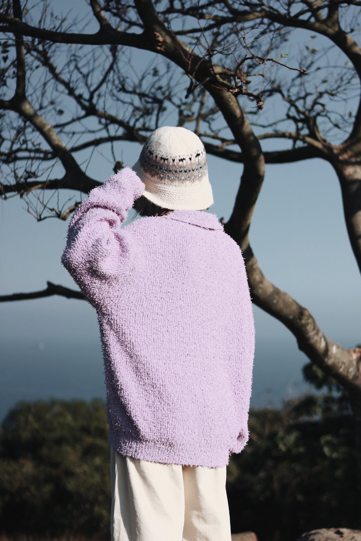 Snow Bucket Hat (Ivory)