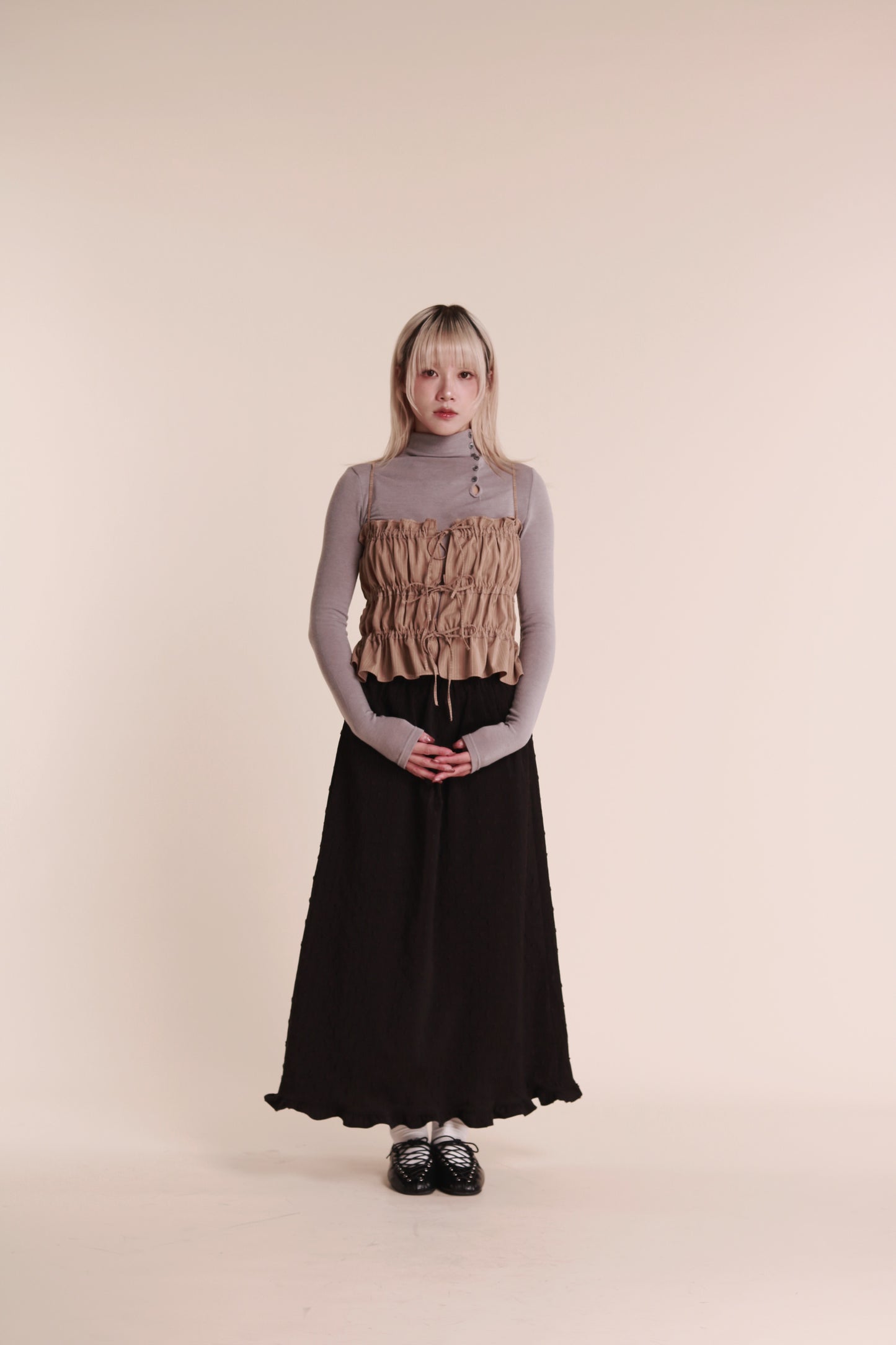 Dot Dot Skirt (Black)