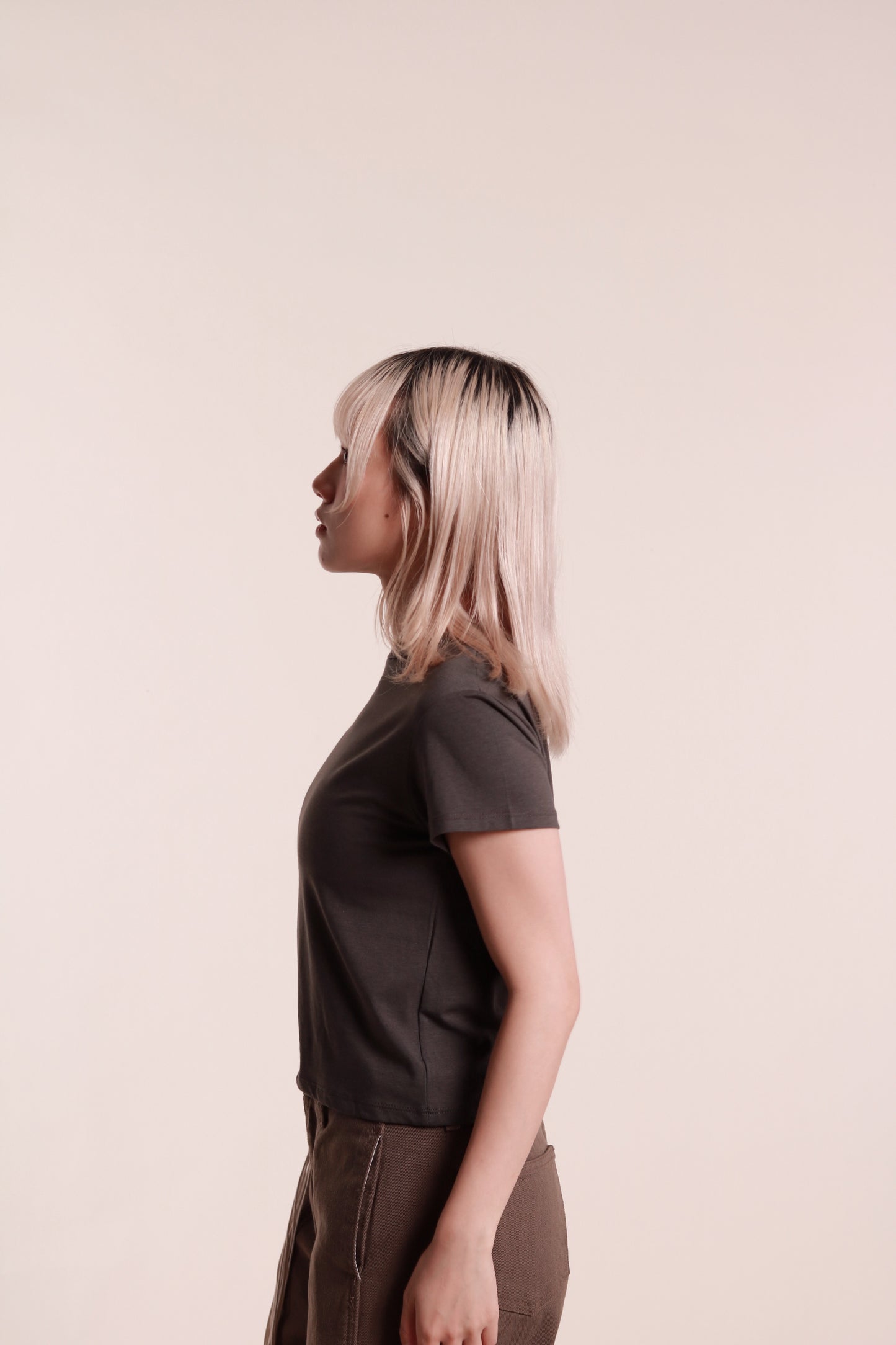 Lyla Tee Set (Charcoal)