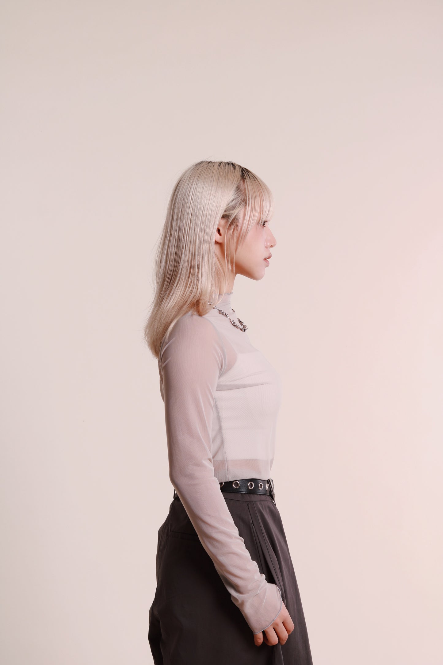 Daily See Through Top (Grey)