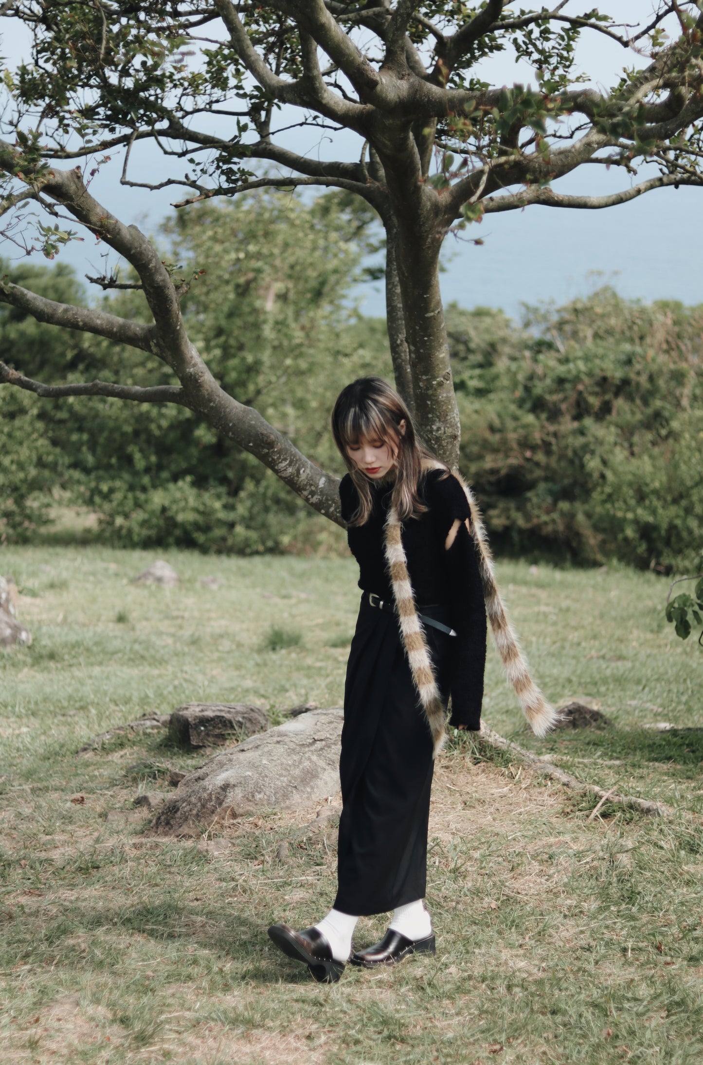 Pleated Skirt (Black)