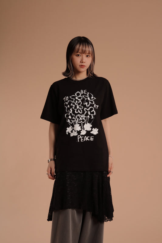 Flower Tee (Black)
