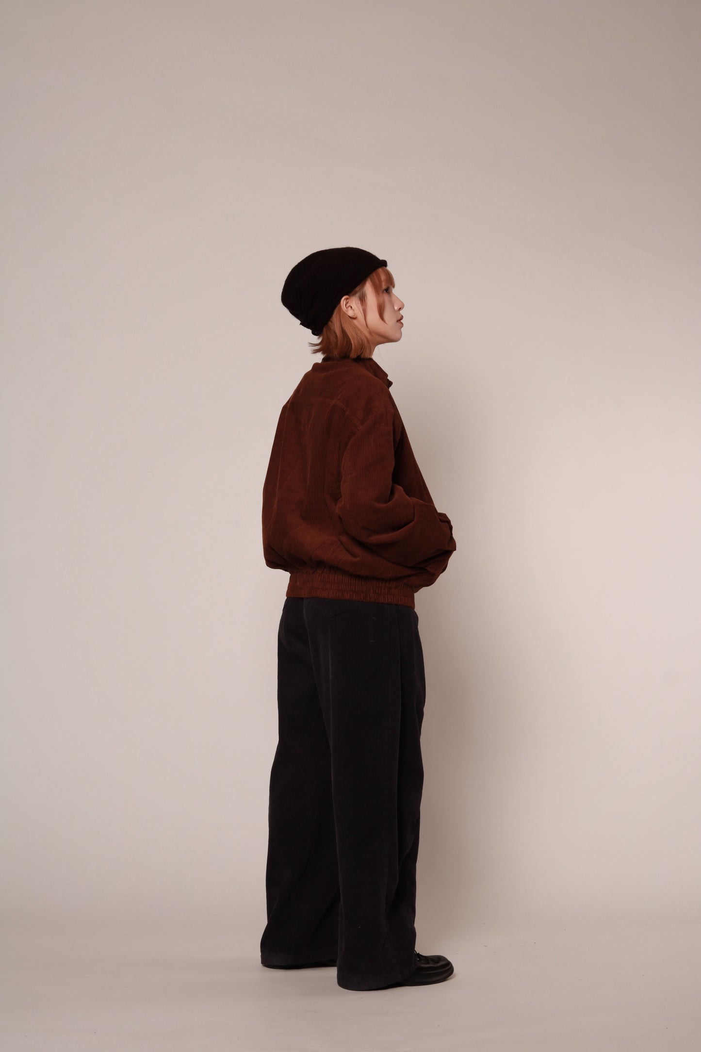 Unisex Corduroy Jacket (Brown)