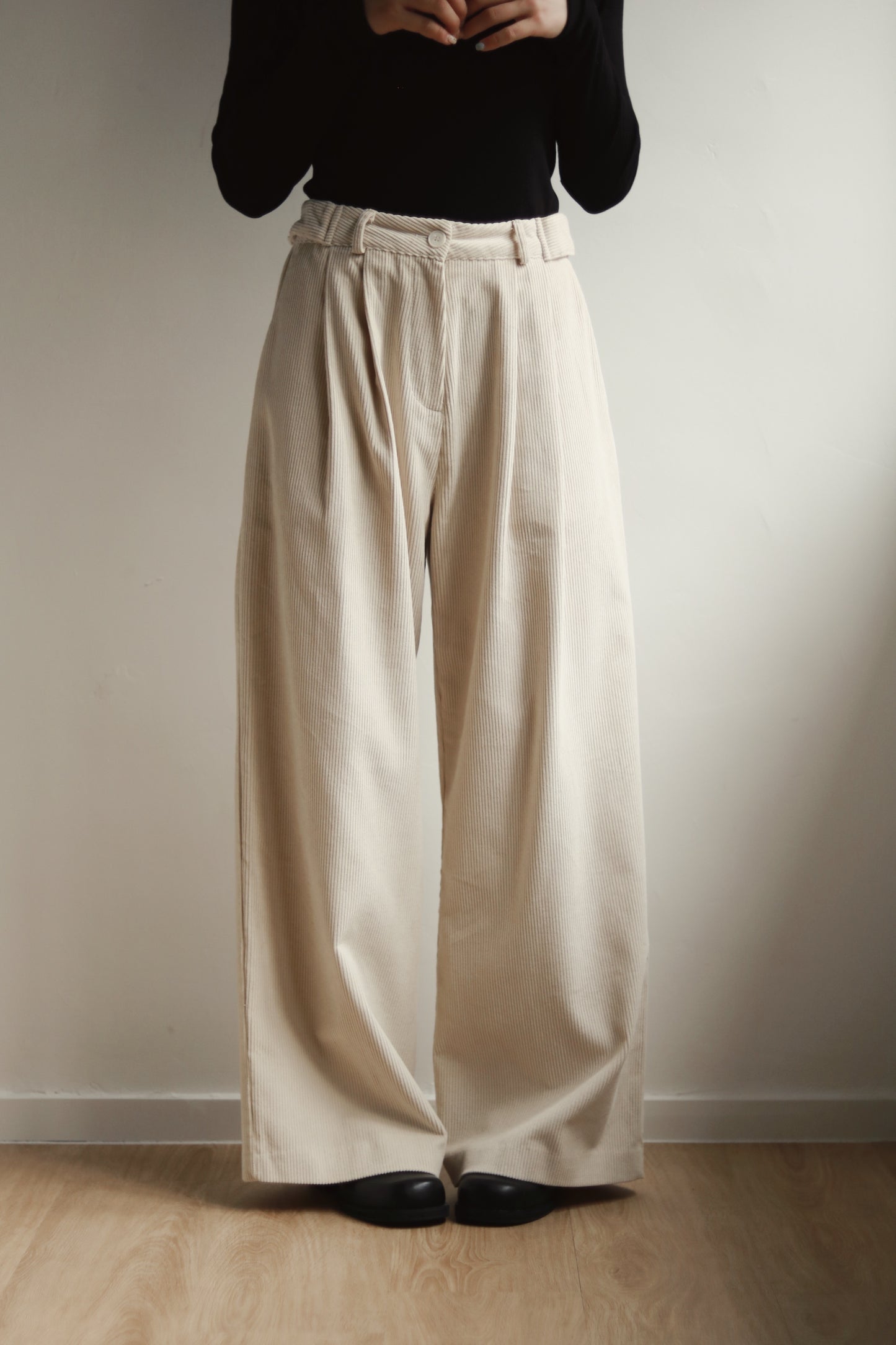 Corduroy Pants (Ivory)