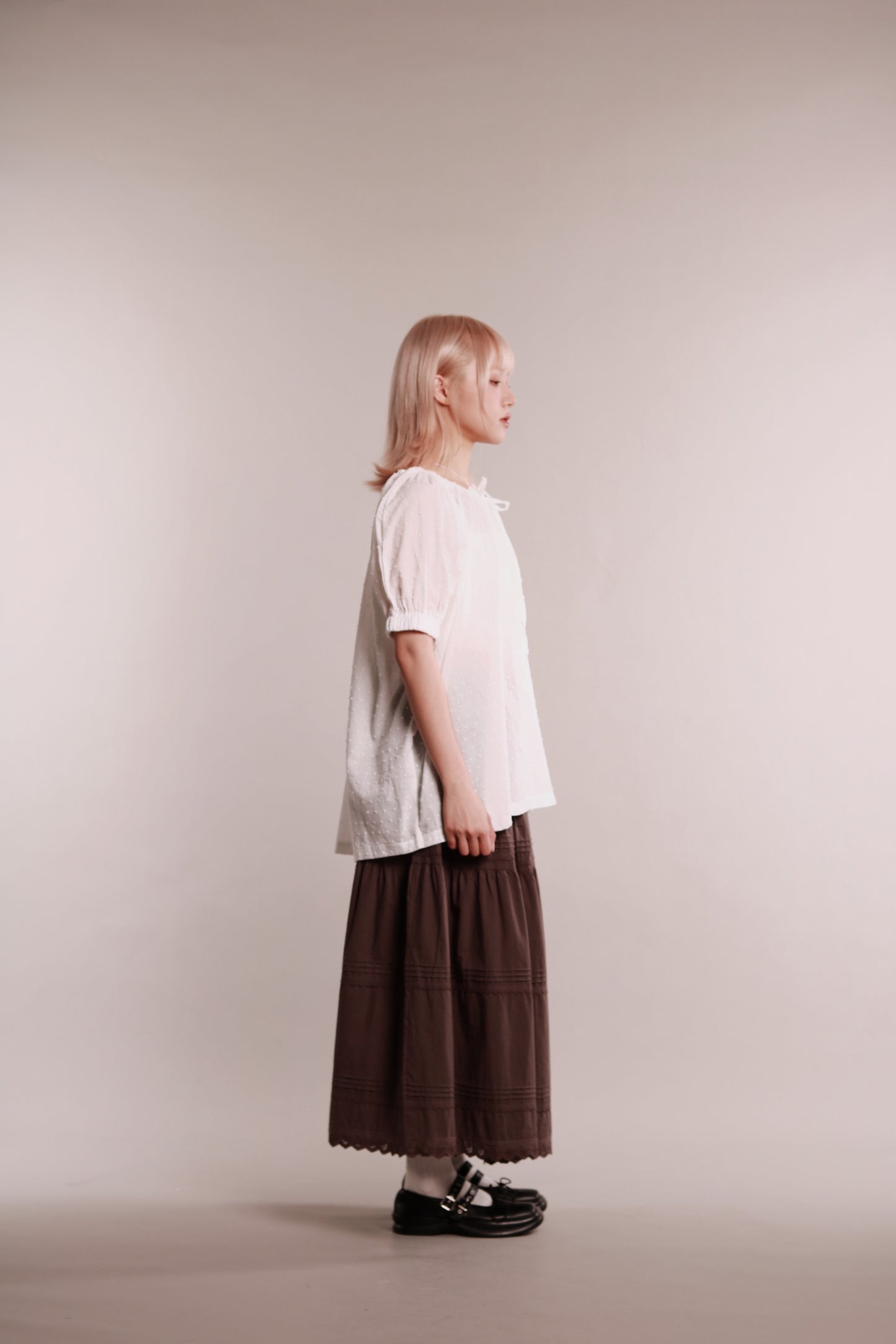 Dot Dot Blouse (White)