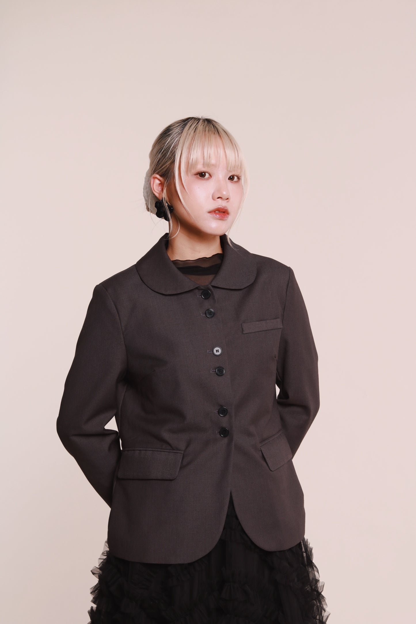 Doll Blazer (Charcoal)