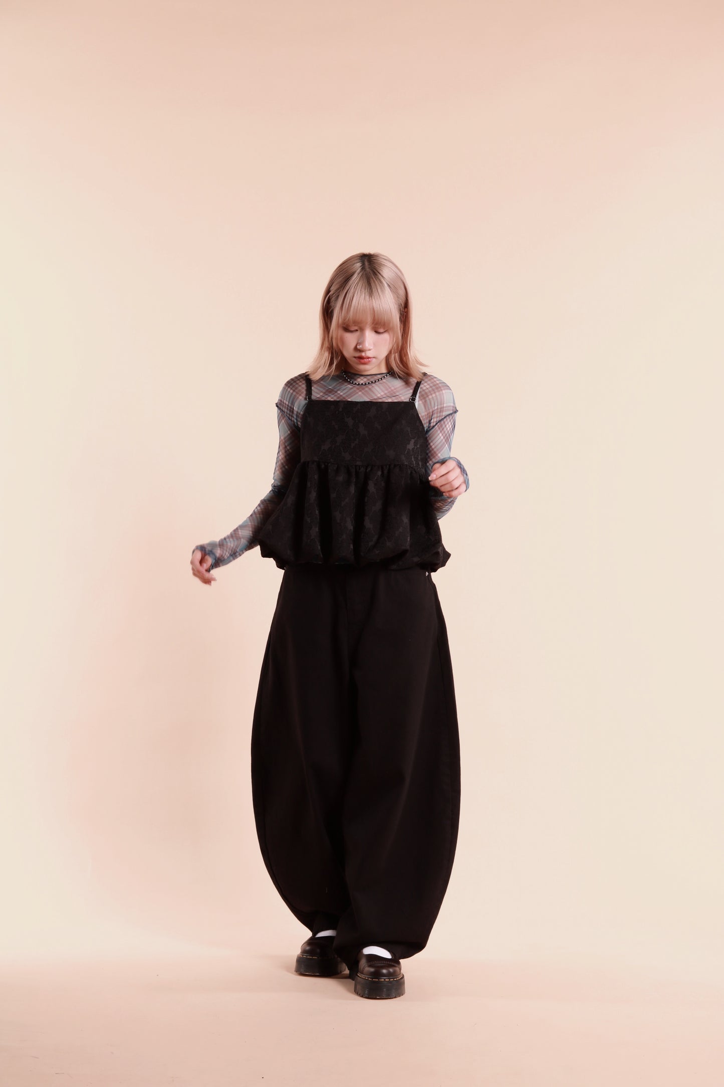 Ribbon Jeans (Black)