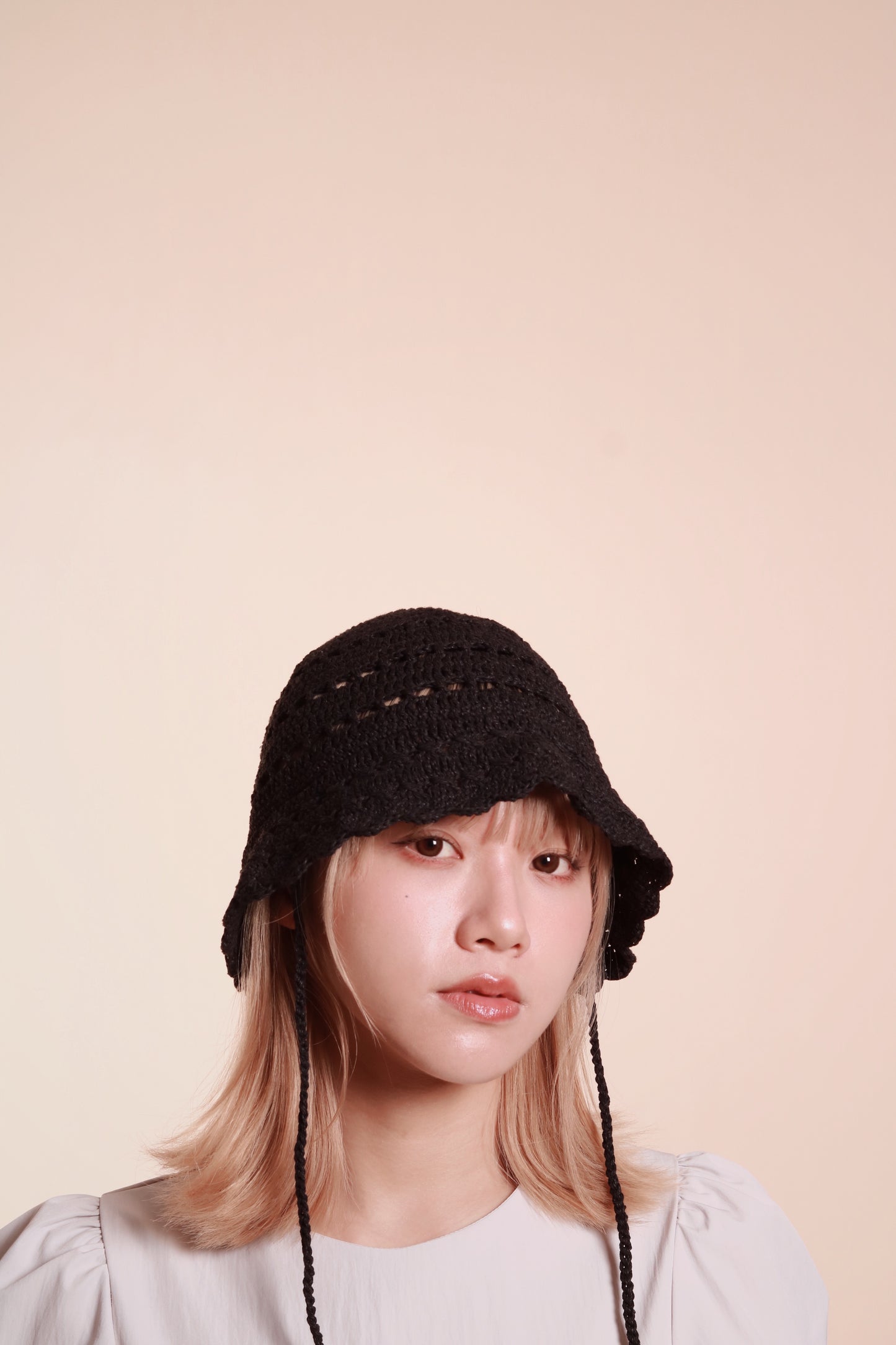 Mesh Bucket Hat (Black)
