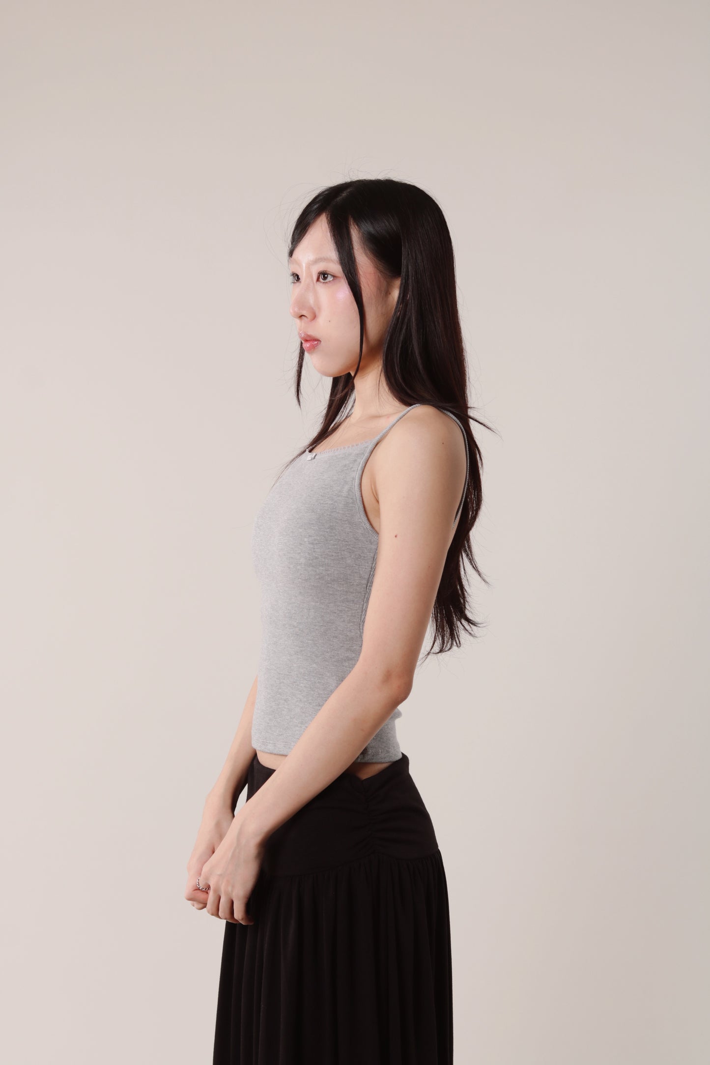 Ribbon Bra Top (Grey)