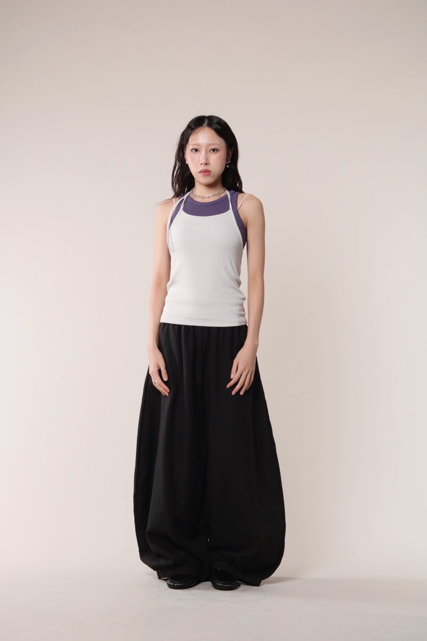 Slim Halter Top (Grey)
