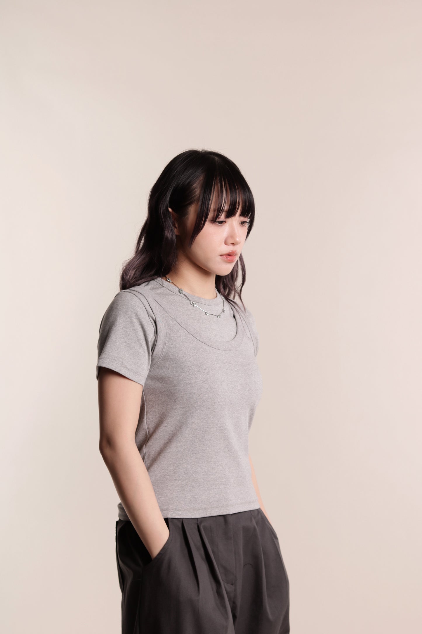 Gina Tee Set (Grey)