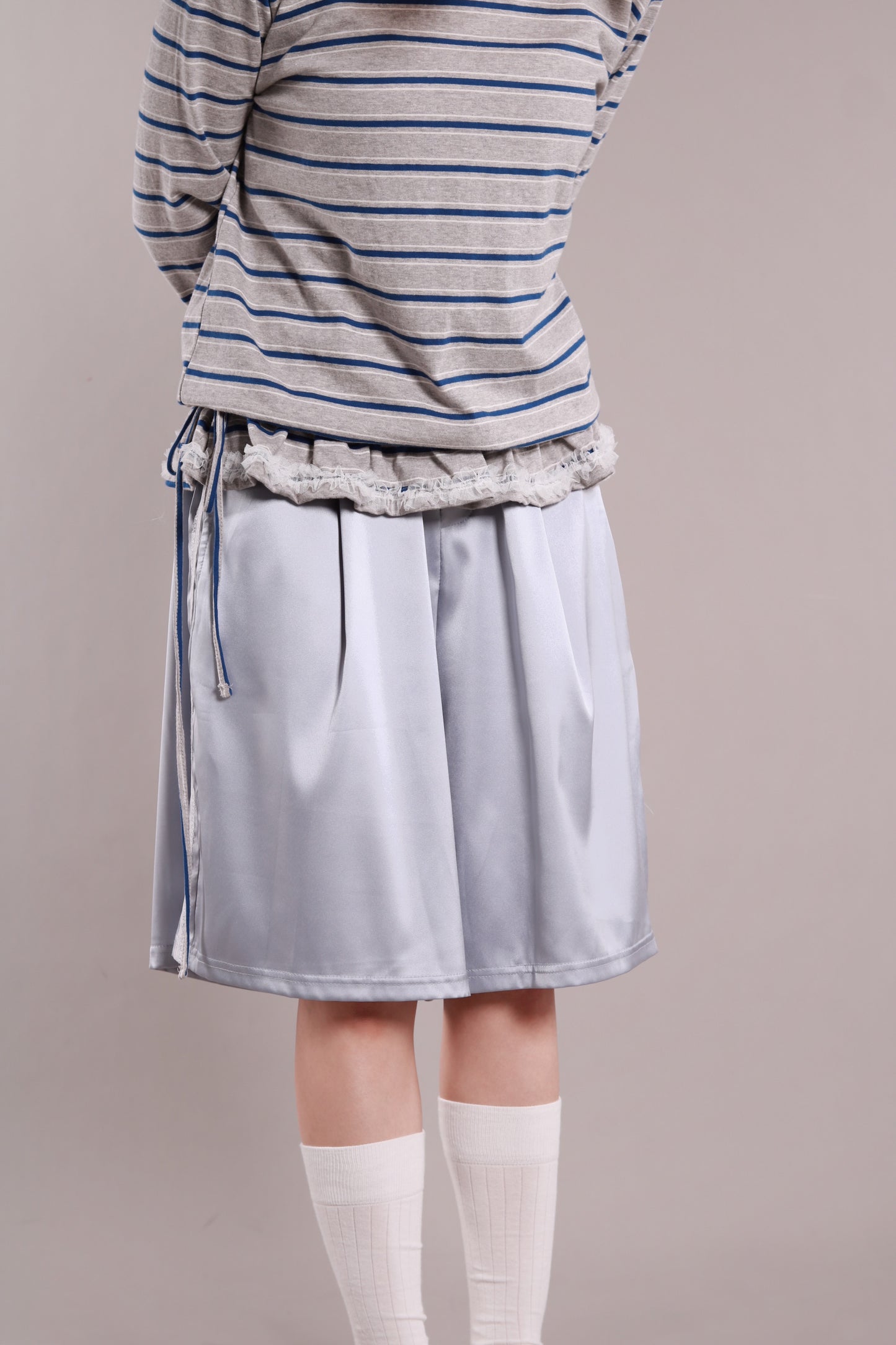 Sporty Lace Shorts (Sky)