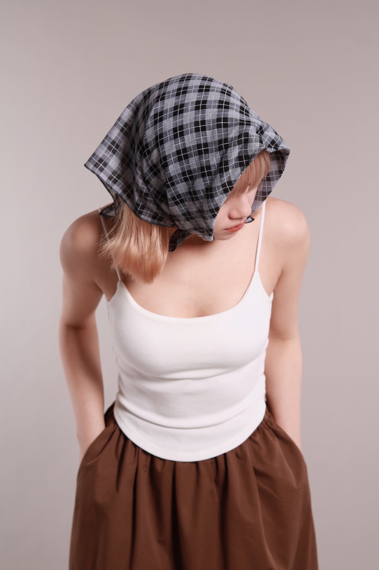 Scoop Bra Top (White)