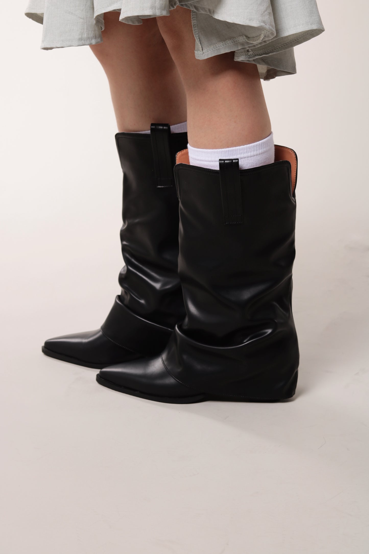 Edgy Pointed Toe Boots