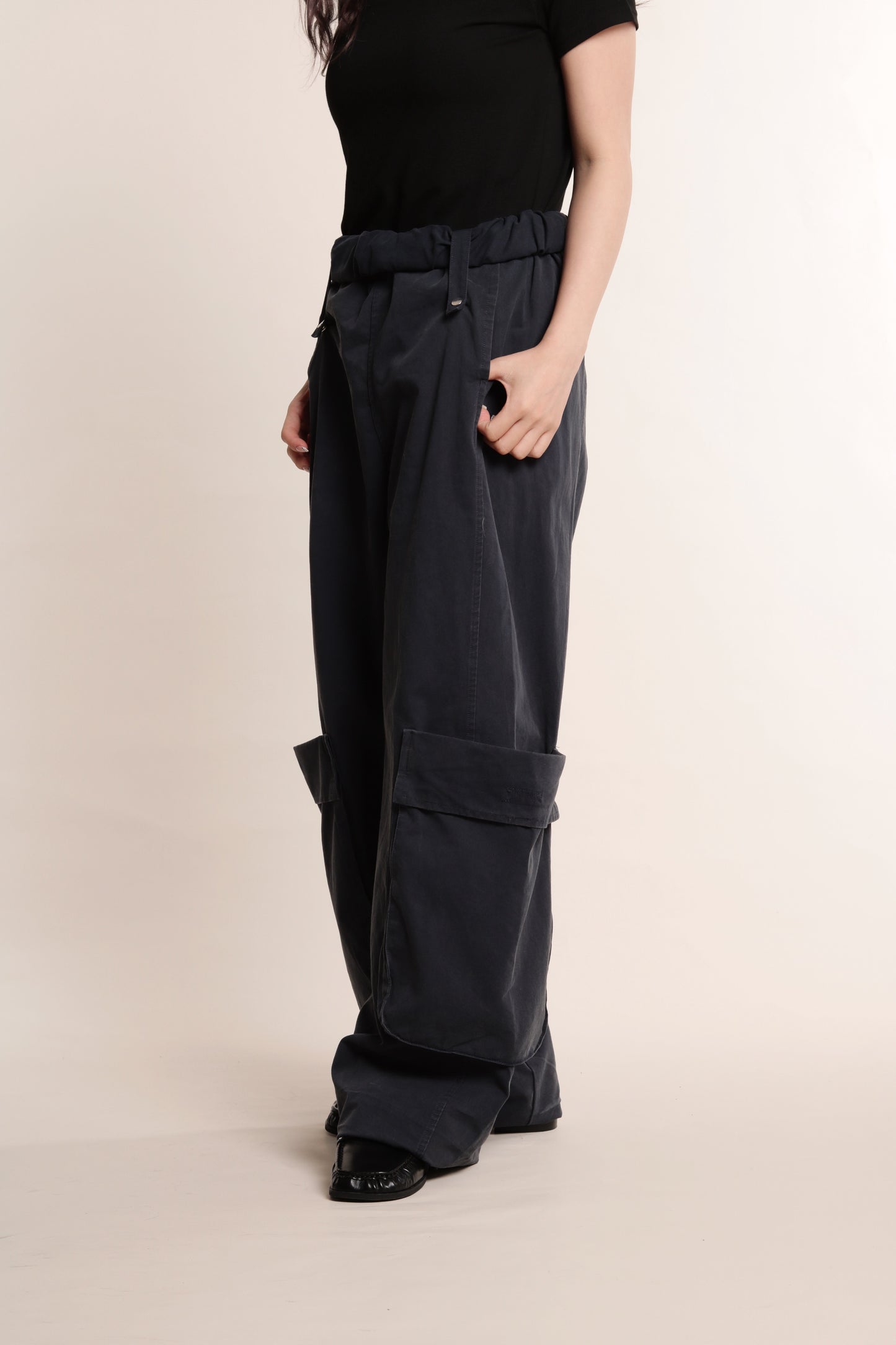 Volume Pocket Pants (Navy)