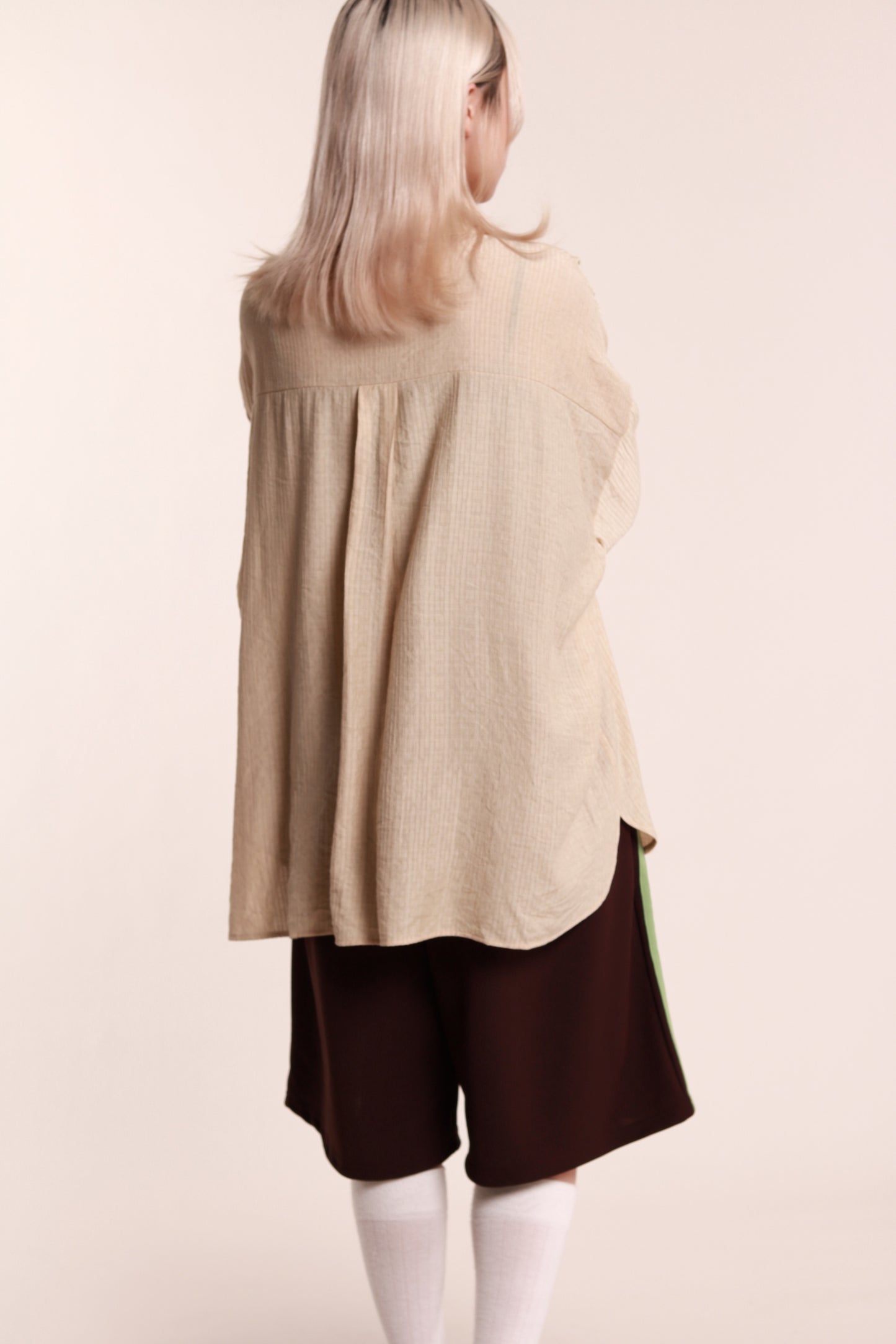 Softy Oversize Shirt (Beige)