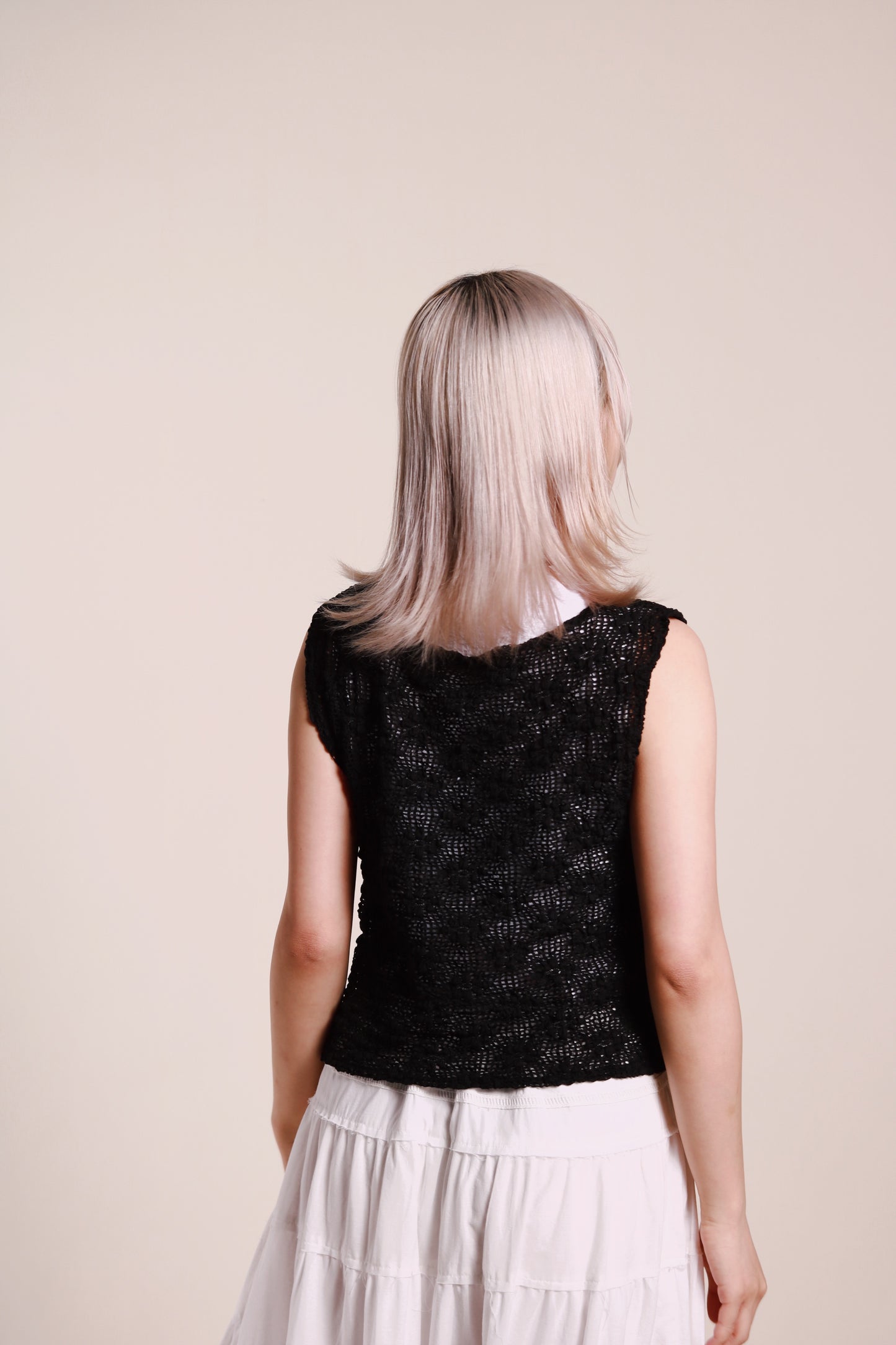Woven Vest (Black)